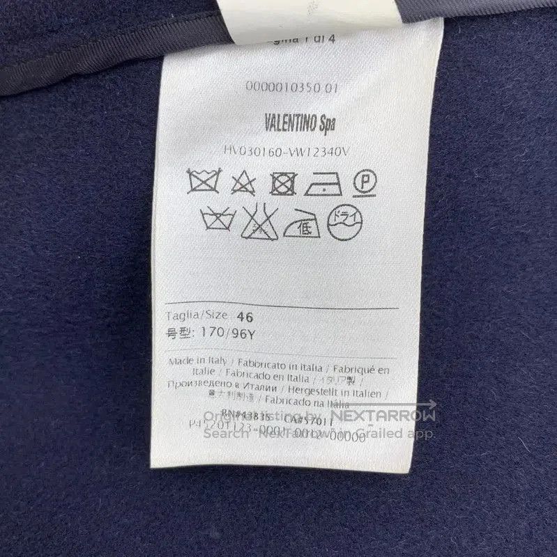 Valentino Valentino Dark Gray Wool Men's Pullover . Size US S / EU 44-46 / 1 - 8 Thumbnail