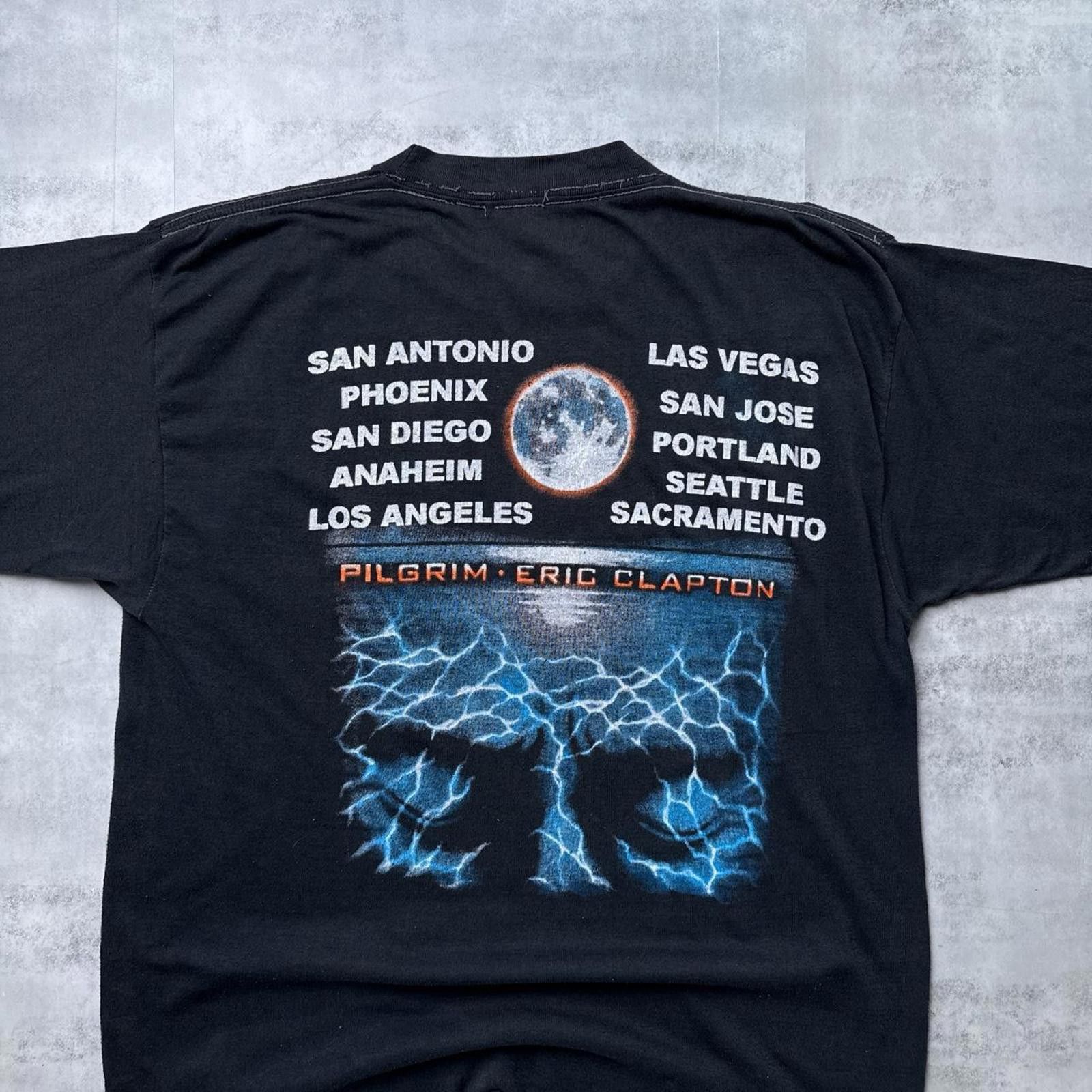 Other Y2K Eric Clapton Pilgrim Tour Thunder tour t shirt Size US XL / EU 56 / 4 - 5 Thumbnail