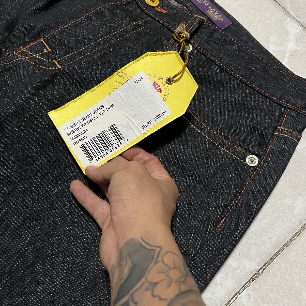 Christian Audigier Christian Audigier Jeans VL Size US 33 - 6 Thumbnail
