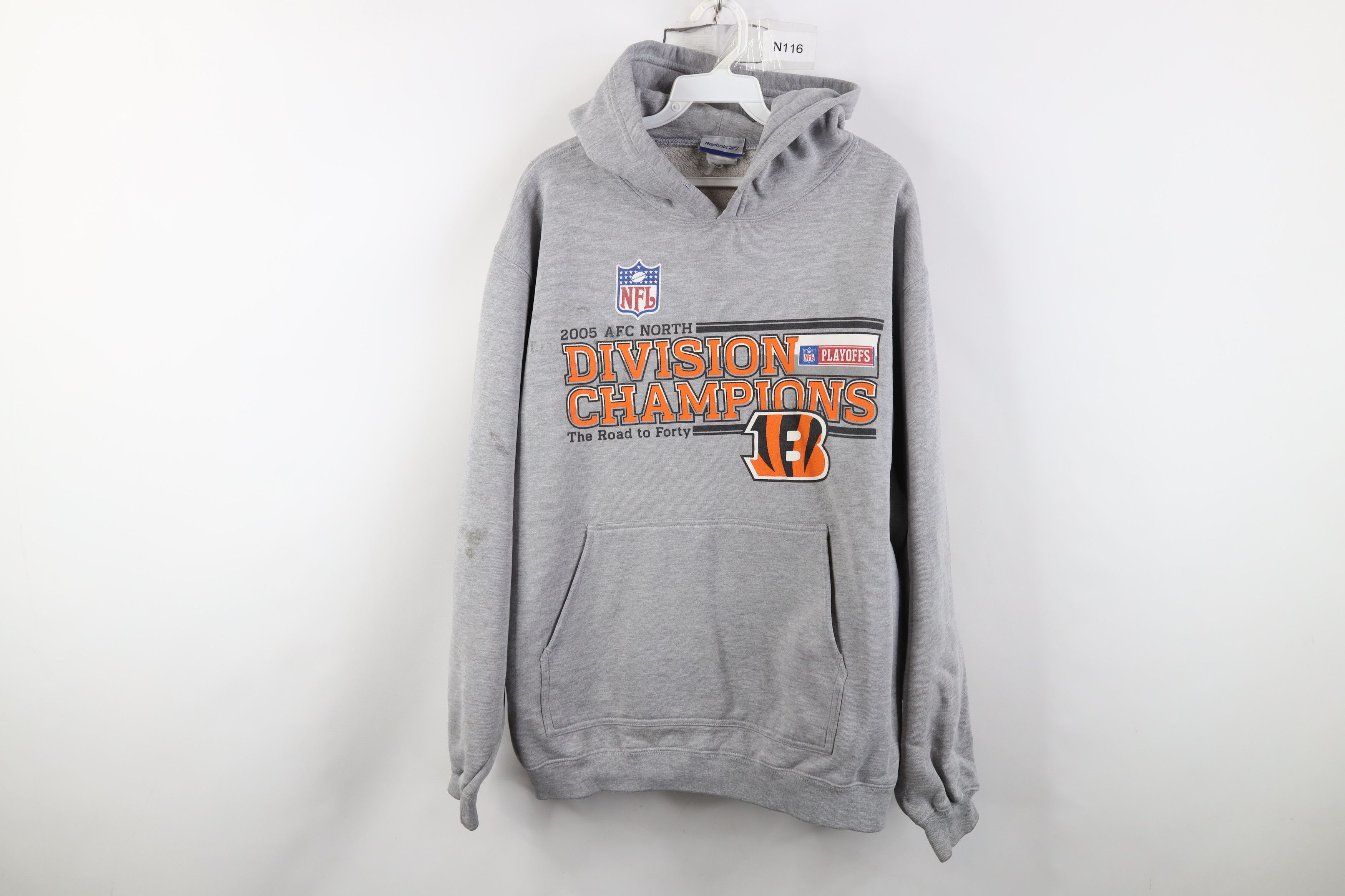 Vintage Vintage Y2K North Champs Cincinnati Bengals Football Hoodie Size US L / EU 52-54 / 3 - 1 Thumbnail