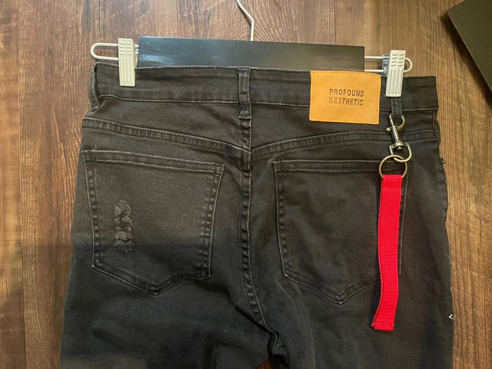 Profound Aesthetic Profound Aesthetic Skinny Wash Jeans 32X32 Found Co Size US 32 / EU 48 - 4 Thumbnail