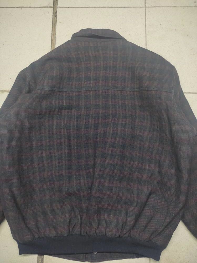 Japanese Brand × Vintage VINTAGE JAPANESSE BRAND BOMBER CHECKERED JACKET Size US L / EU 52-54 / 3 - 8 Thumbnail