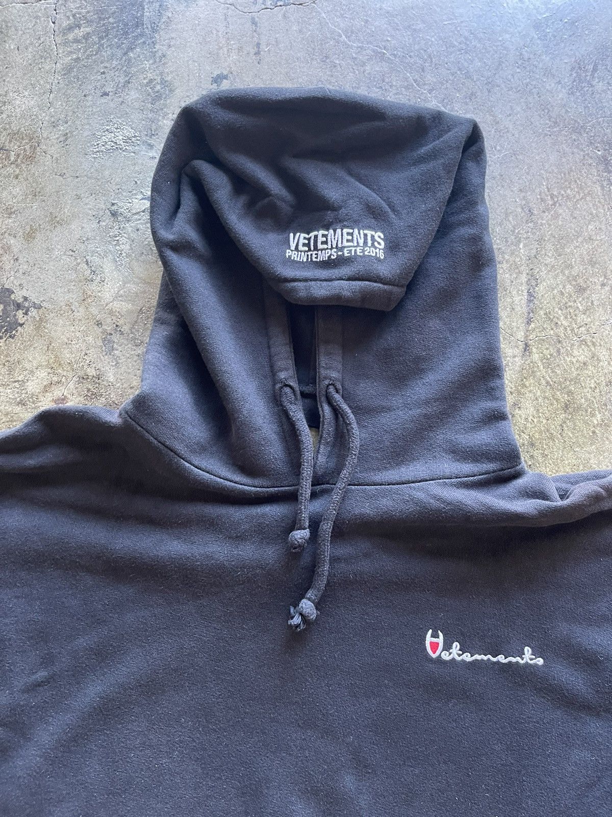 Vetements Vetements x Champion Reversible Hoodie/Crew