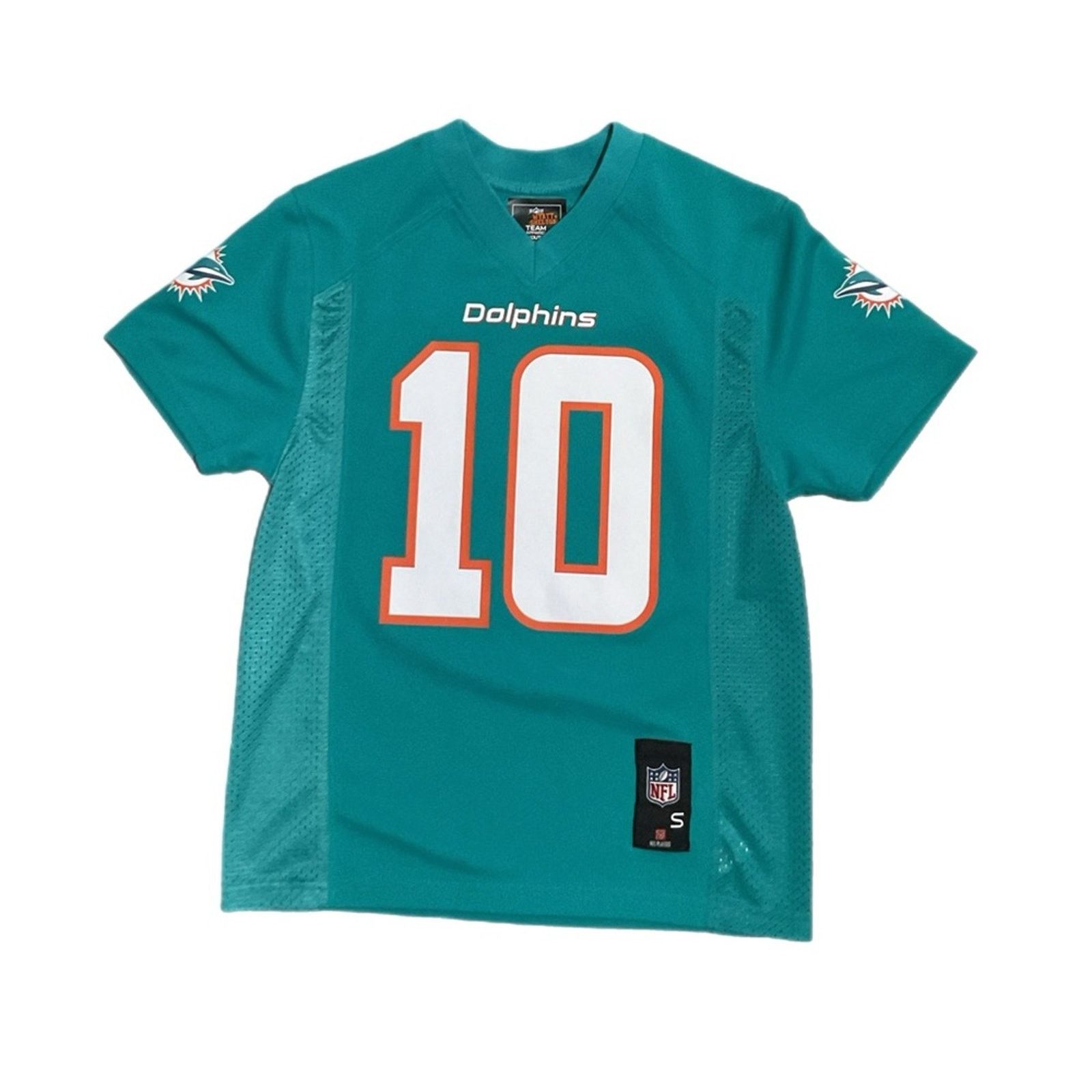 NFL Miami Dolphins Tyreek Hill #10 NFL Jersey Aqua Youth Size US XL / EU 56 / 4 - 1 Thumbnail