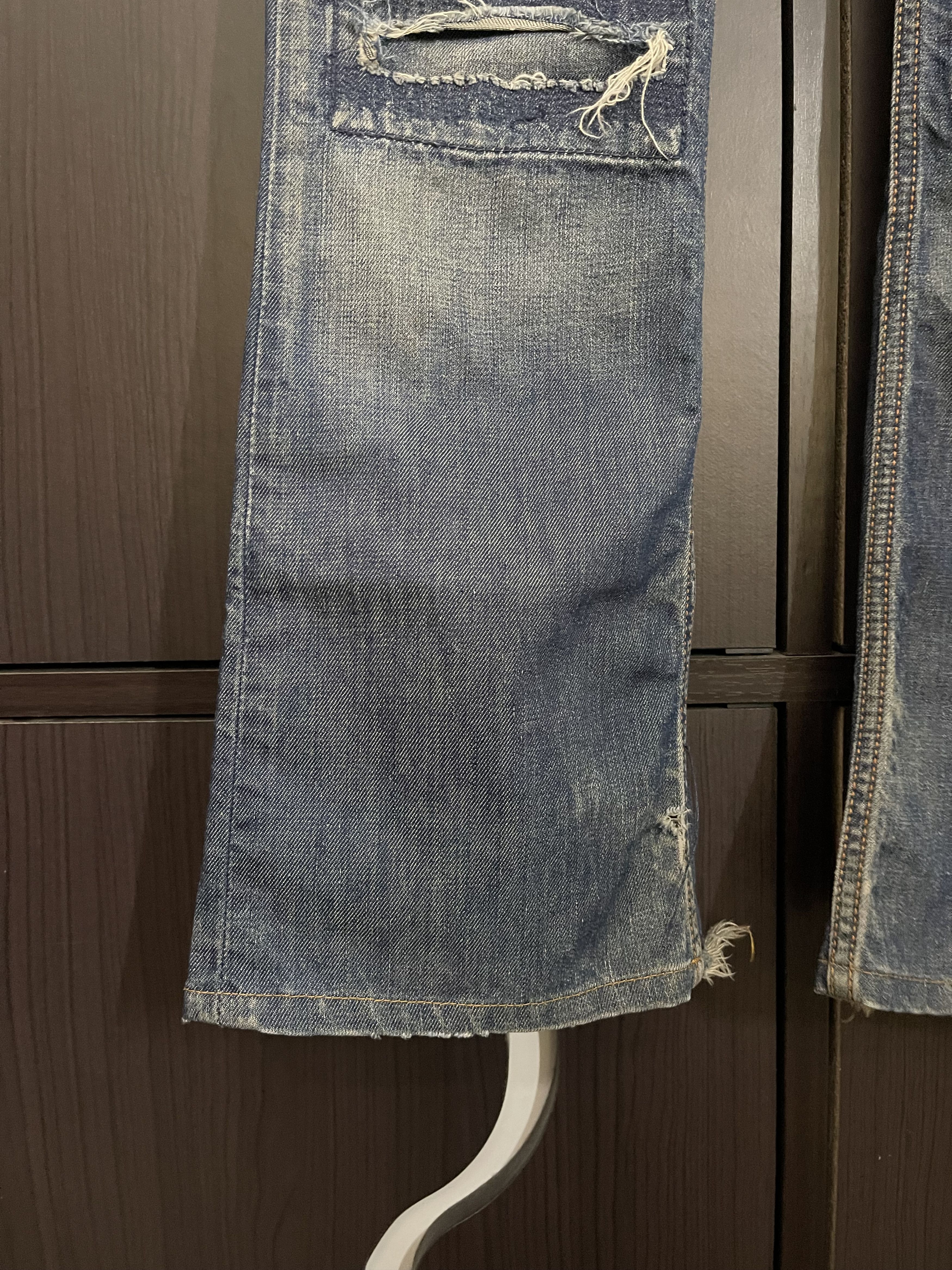 Beauty Beast × If Six Was Nine × Le Grande Bleu (L.G.B.) Tavernity So Jeans Distressed Flared Denim Size US 30 / EU 46 - 8 Thumbnail