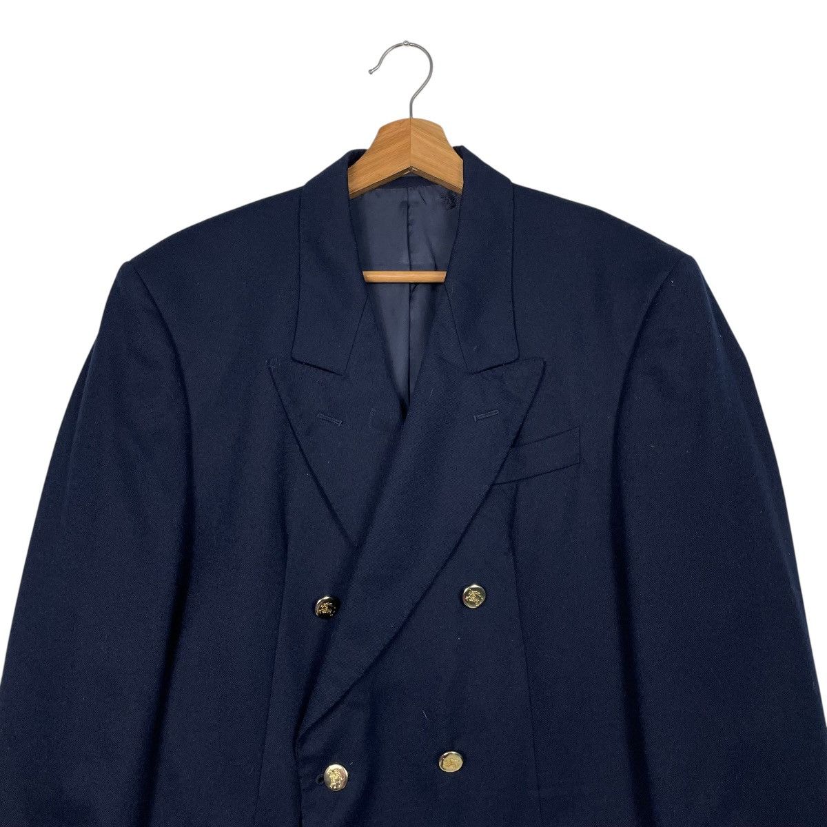Burberry Burberrys Double Breasted Casual Jacket Size US M / EU 48-50 / 2 - 2 Thumbnail