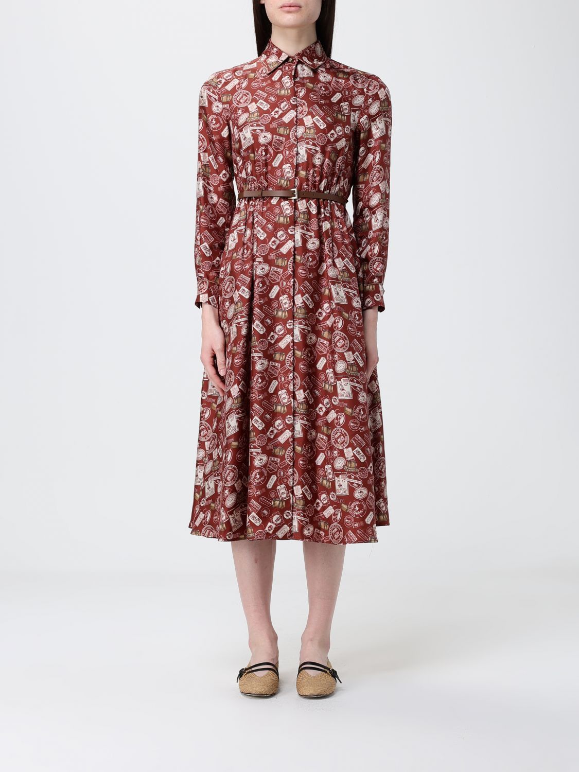 Max Mara Max Mara Dress Woman Red Size M / US 6-8 / IT 42-44 - 1 Thumbnail