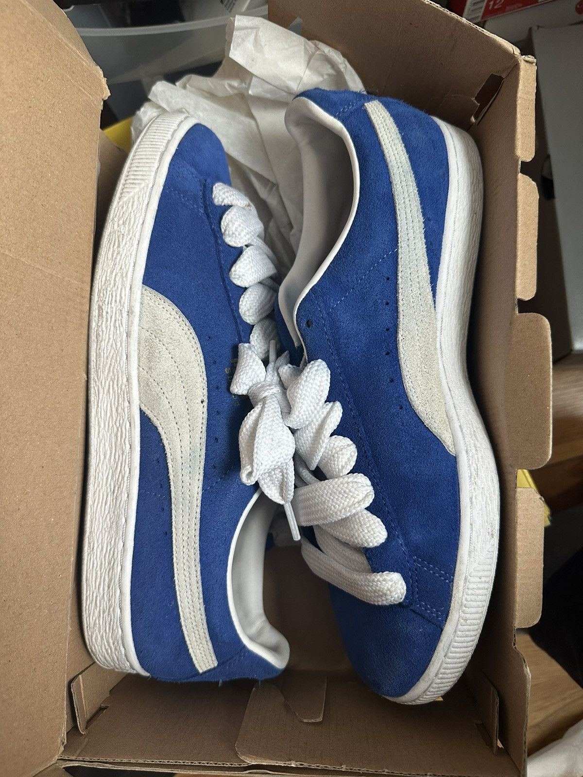 Puma Puma Suede Classic Blue White Size 11.5 With Box Size US 11.5 / EU 44-45 - 1 Thumbnail