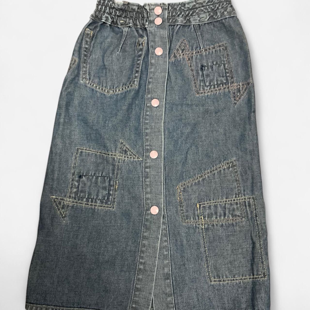Hysteric Glamour Rare Hysteric Glamour reversible Patchwork Maxi Skirt Size 23" - 5 Thumbnail