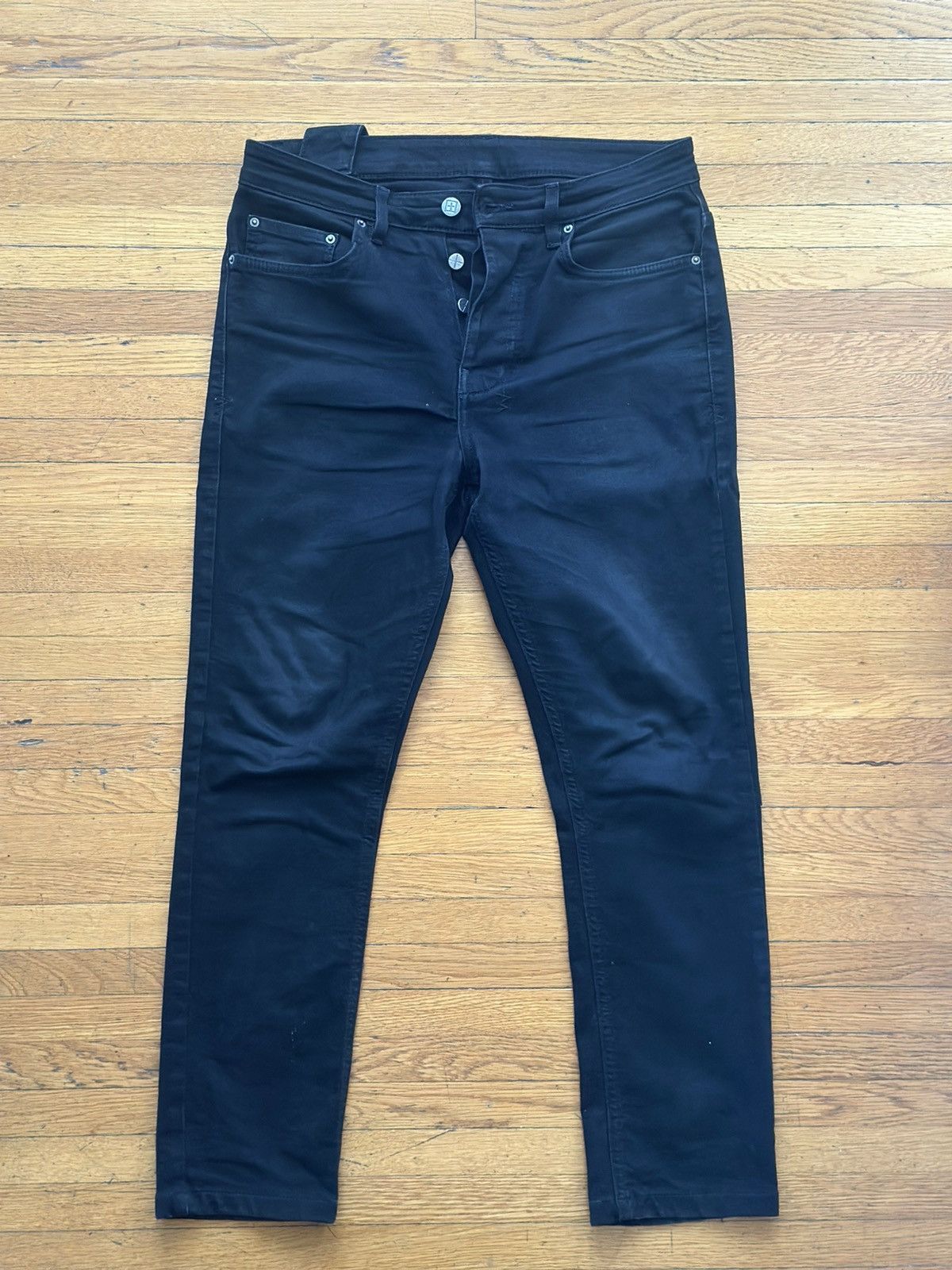 Ksubi Mens Ksubi Chitch Laid Black Denim Jeans Size US 31 - 1 Thumbnail
