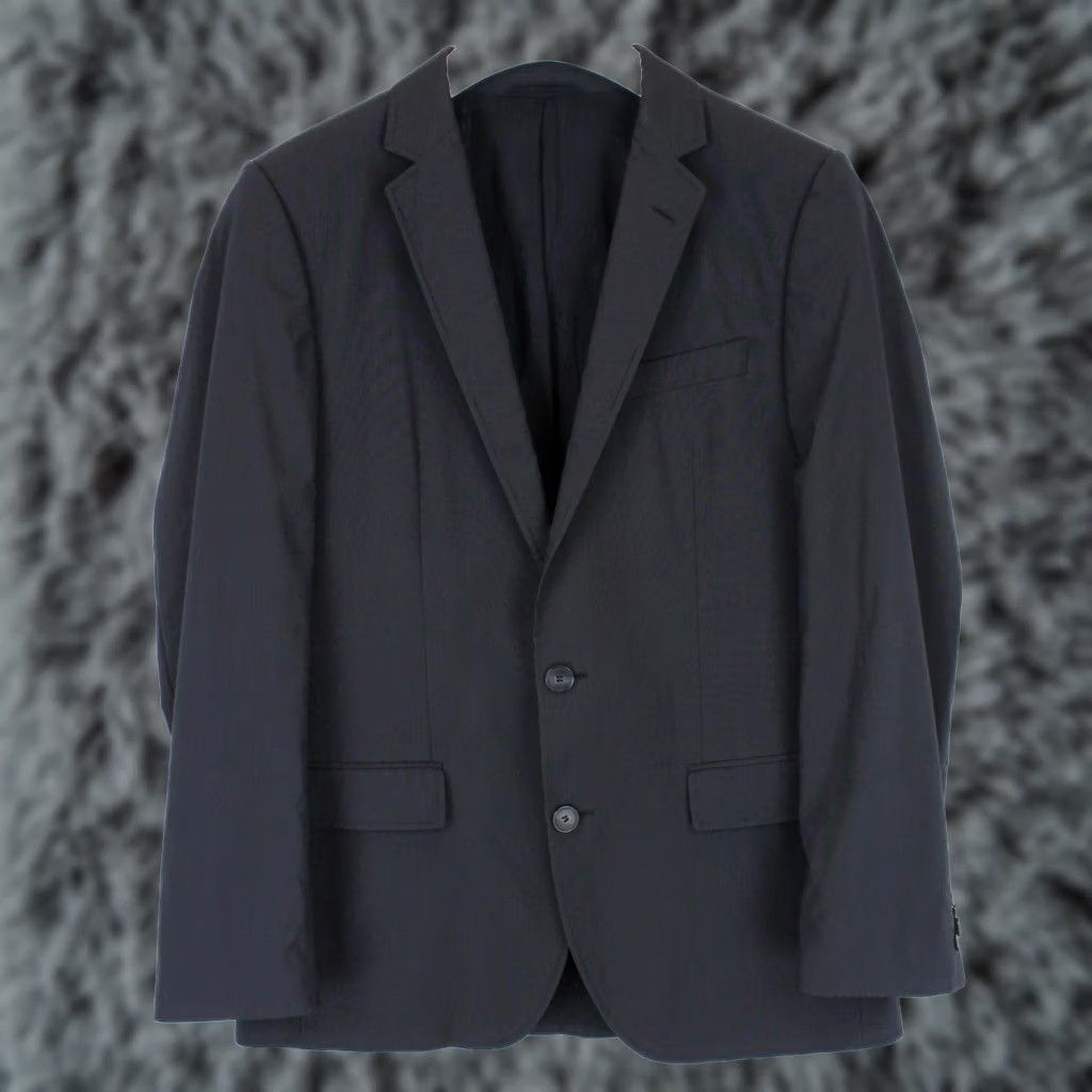 Hugo Boss Hugo Boss Blazer Men Single Breasted Pinstriped Notch Blue US 38R Aiko1/Heise Size 38R - 1 Thumbnail
