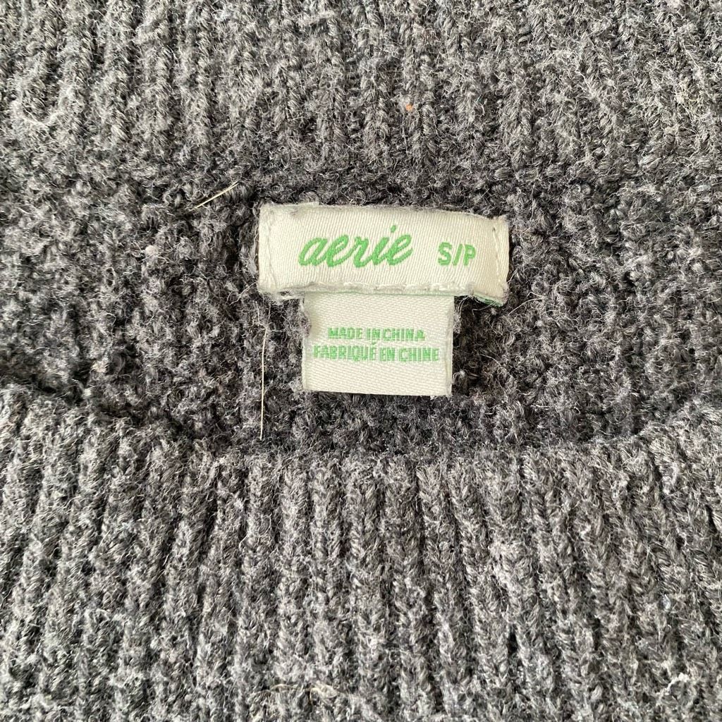 American Eagle Outfitters Aerie women S drop shoulder crewneck Longsleeve waffle print Size S / US 4 / IT 40 - 10 Thumbnail