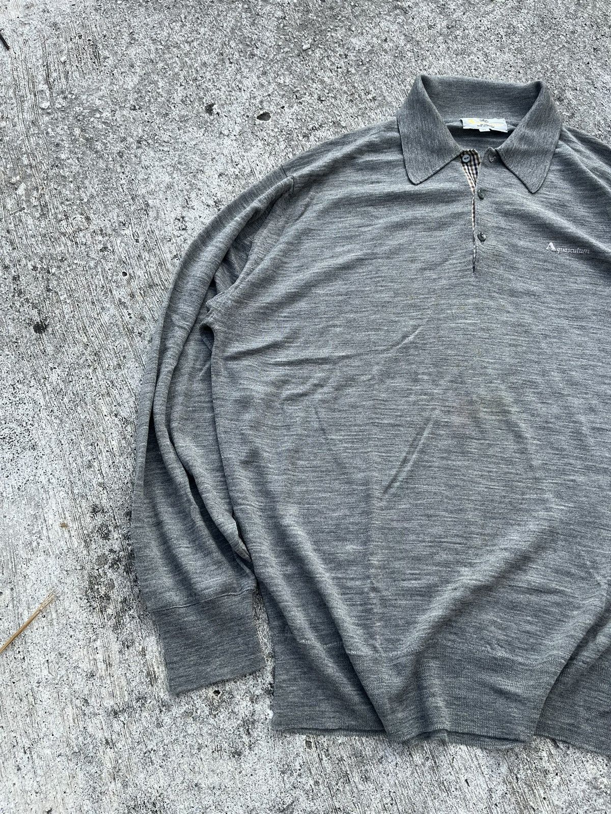 Aquascutum Vintage Aquascutum Collar Longsleeve Size US XL / EU 56 / 4 - 11 Thumbnail