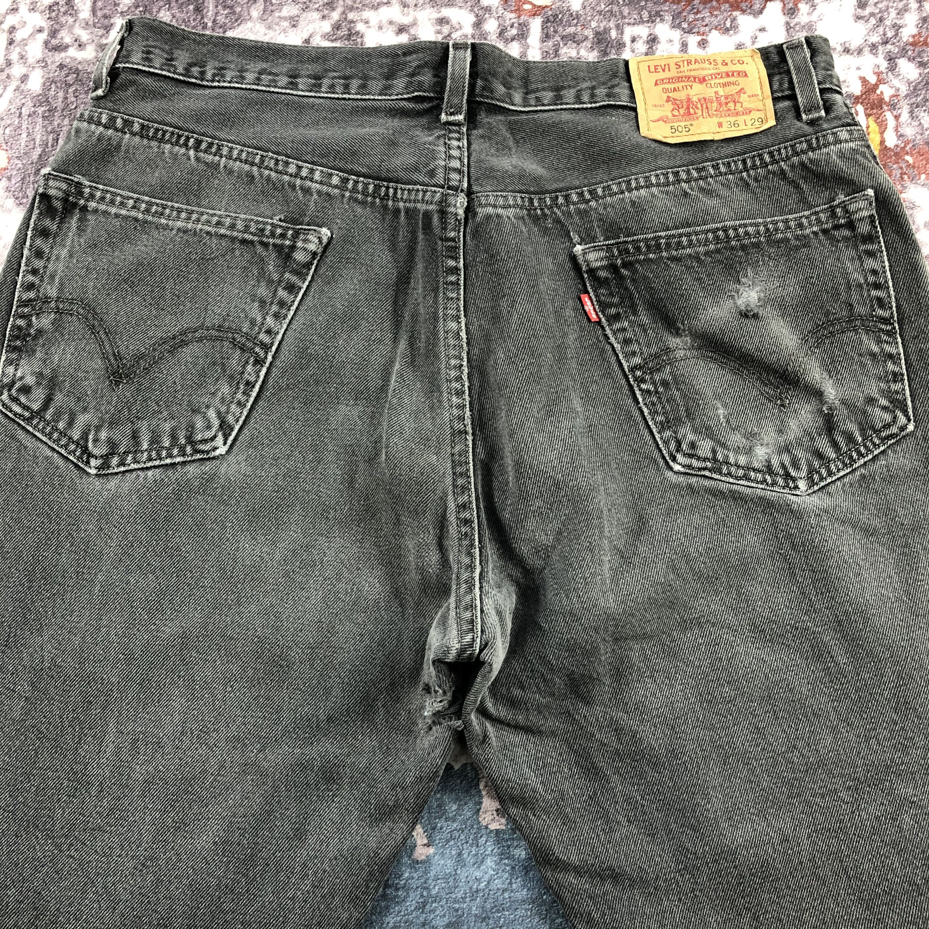 Levi's × Vintage Vintage Levis 505 Earth Tone Jeans-JM2648 Size US 36 / EU 52 - 5 Thumbnail