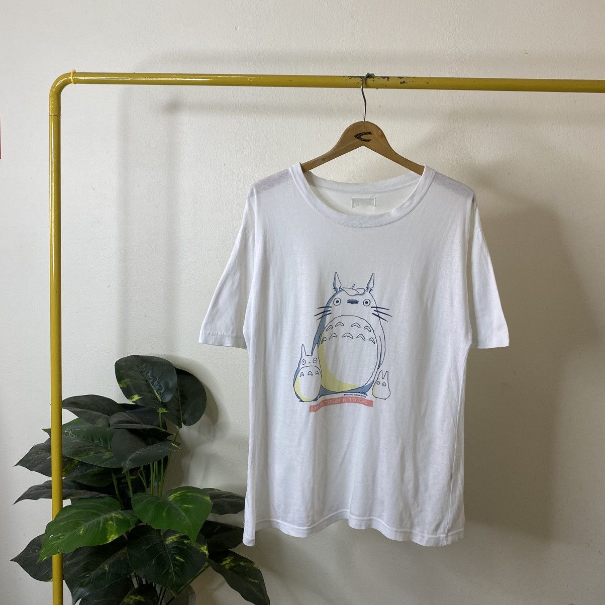 Vintage 1990s Anime My Neighbor Totoro Studio Ghibli T Shirt Size US M / EU 48-50 / 2 - 1 Thumbnail