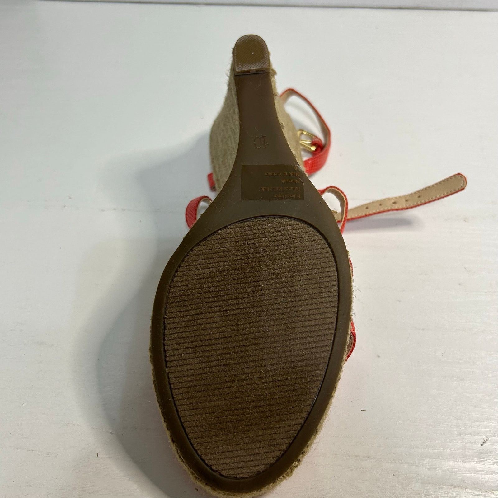Other Kelly & Katie Rachel Coral Espadrille Wedge 10 Size US 10 / IT 40 - 3 Thumbnail