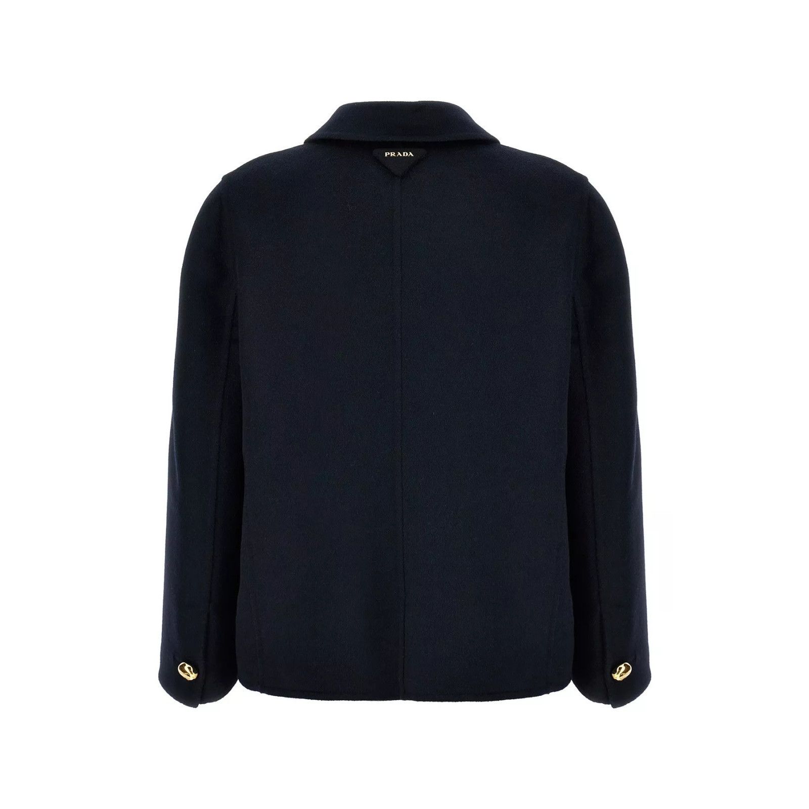 Prada PRADA Double Breasted Blue Coat Jacket New & Authentic (Wome Size S / US 4 / IT 40 - 2 Thumbnail