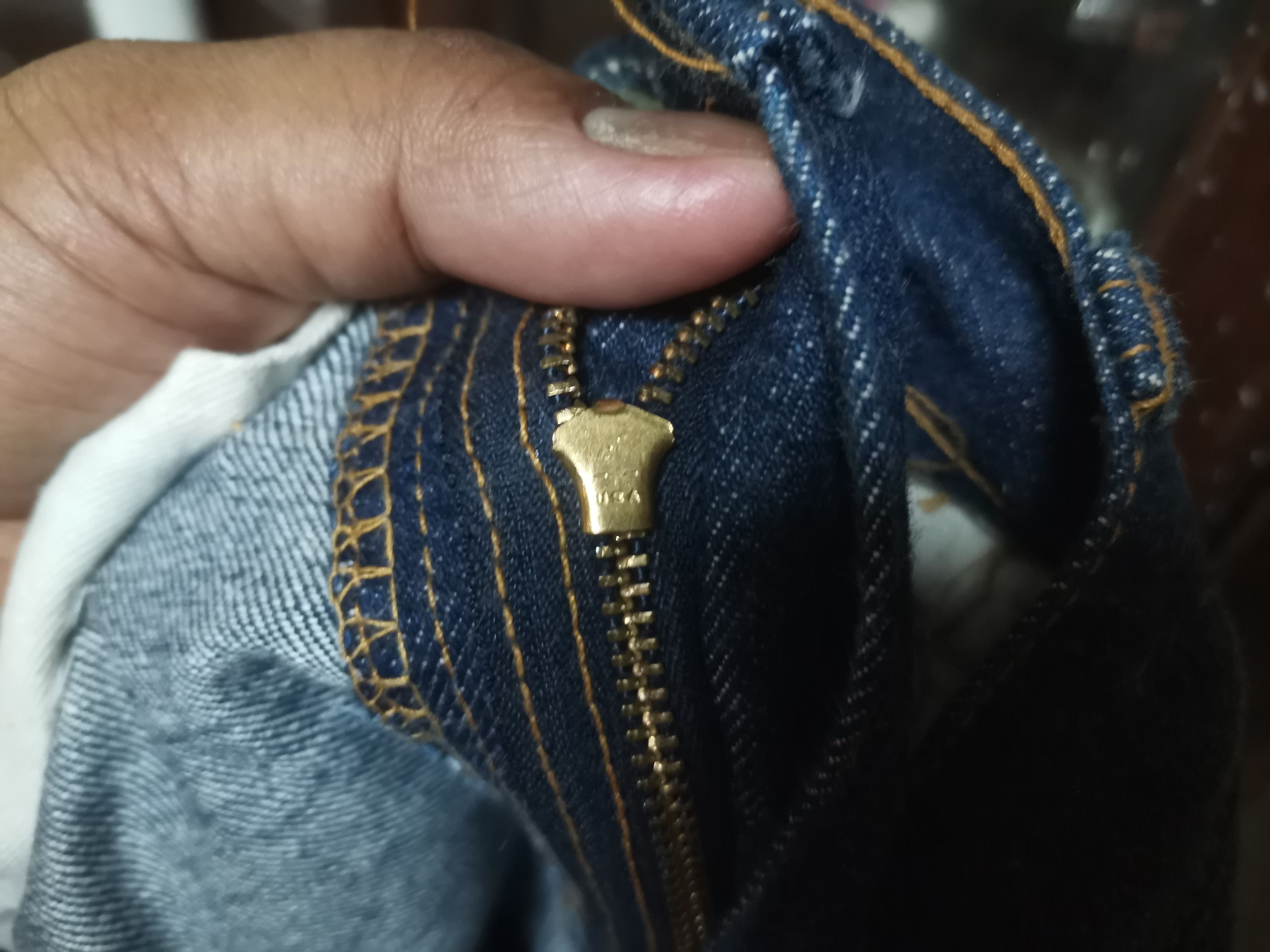Levi's × Vintage Rare vintage 60s Levi's 502 0117 stemp button no 4 Size US 30 / EU 46 - 8 Thumbnail