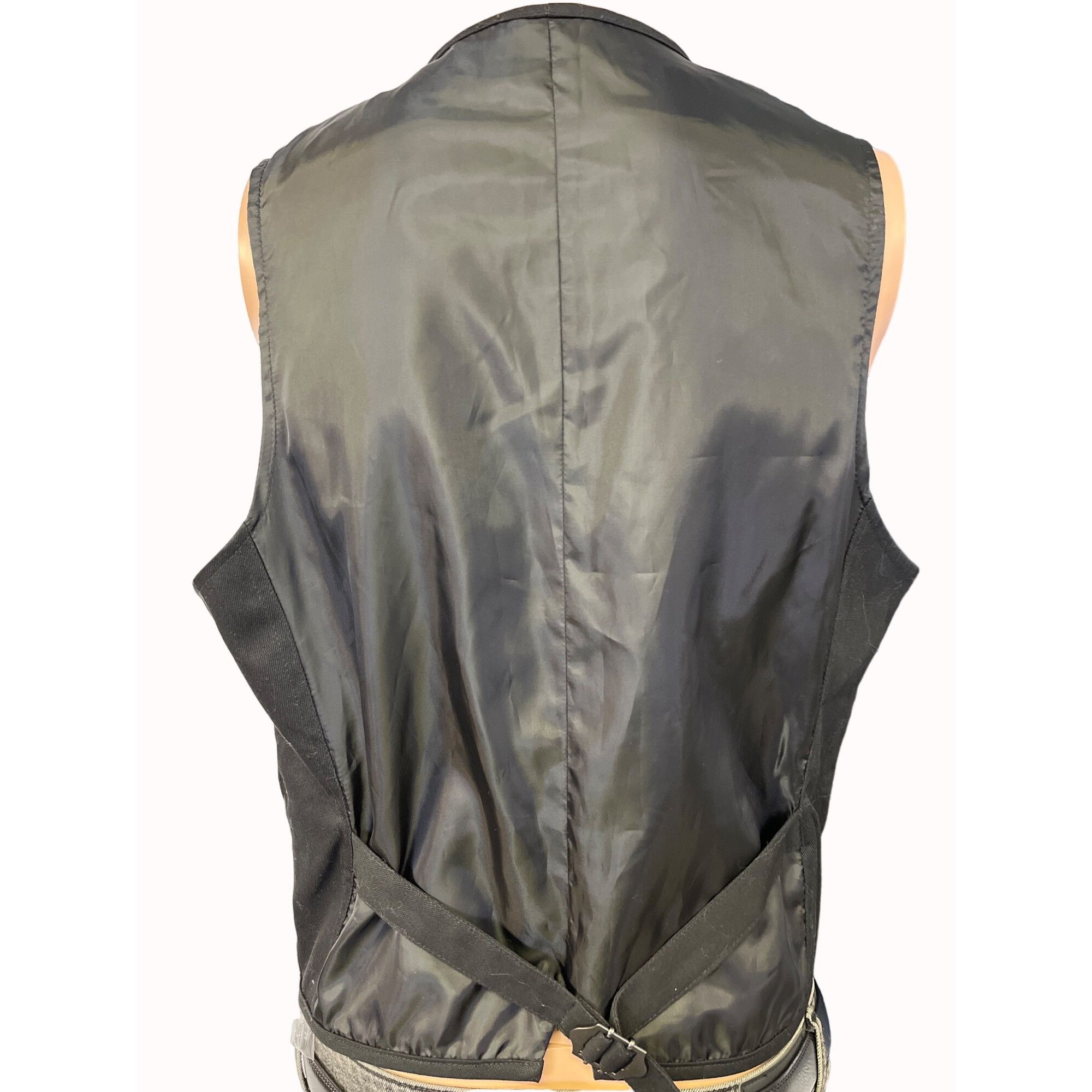 Rock & Republic Rock & Republic Men's Black Waist Coat/Vest Size L SKU 5709 Size US L / EU 52-54 / 3 - 2 Thumbnail