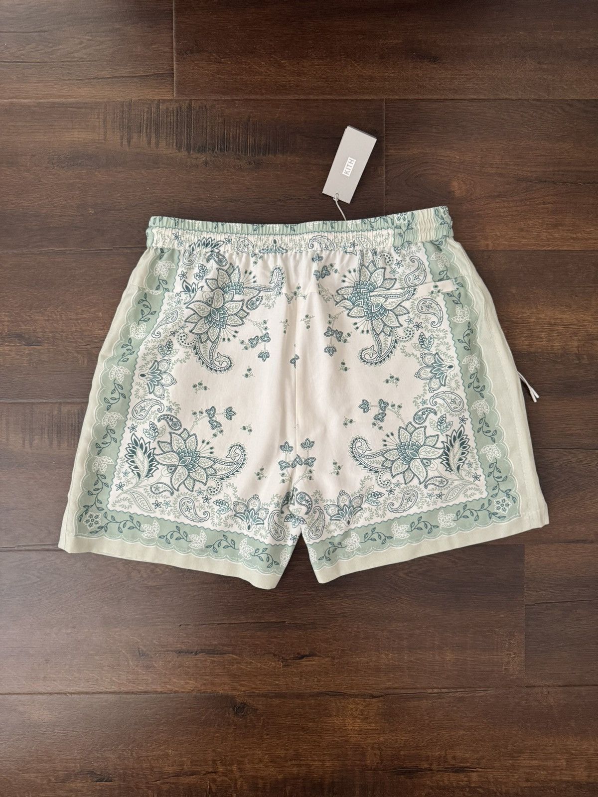 Kith Kith 101 Vintage Floral Bandana Active Short | Grailed