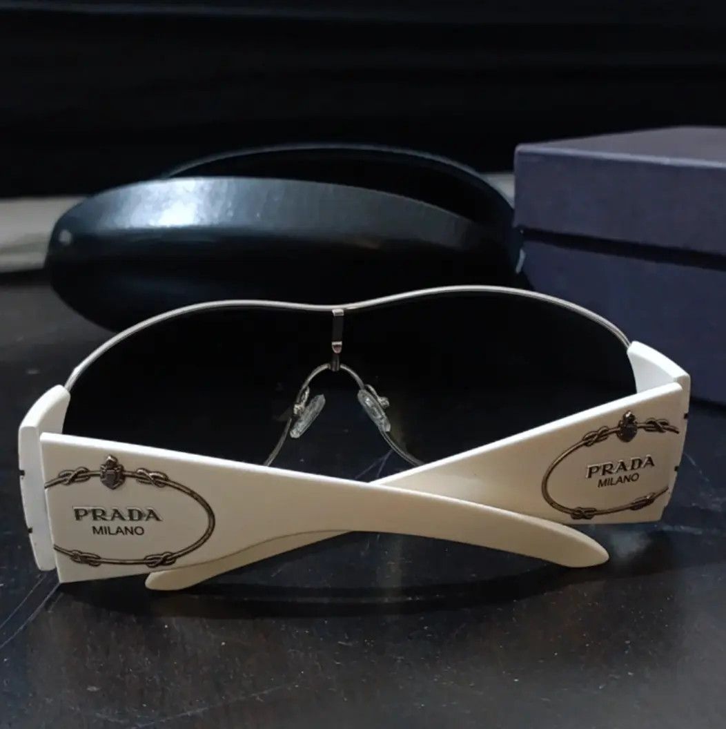 PRADA Sunglasses Star SPR 58 Mask Flame Sport Metal