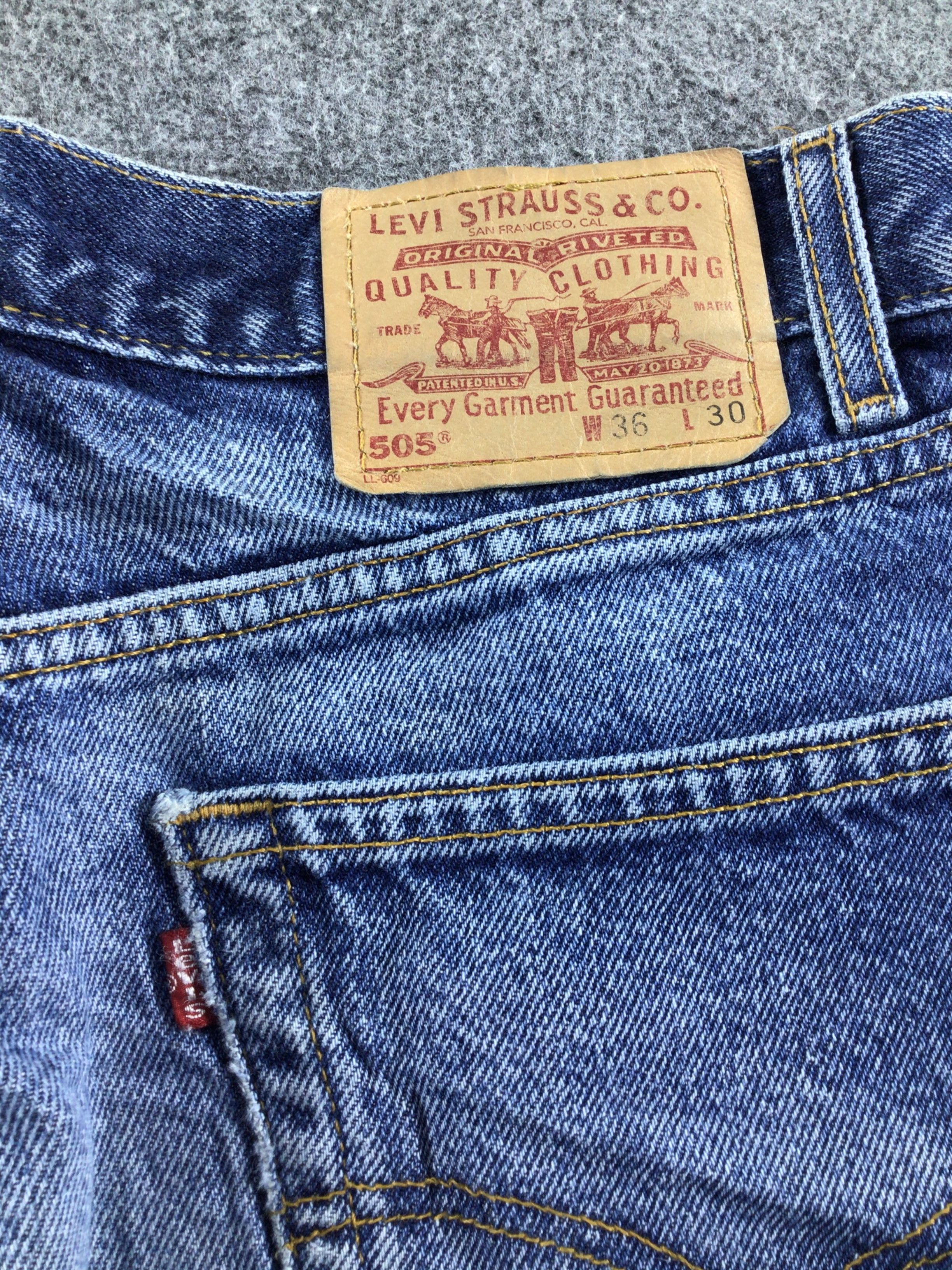Levi's Vintage Levis 505 Jeans -J472 Size US 35 - 5 Thumbnail