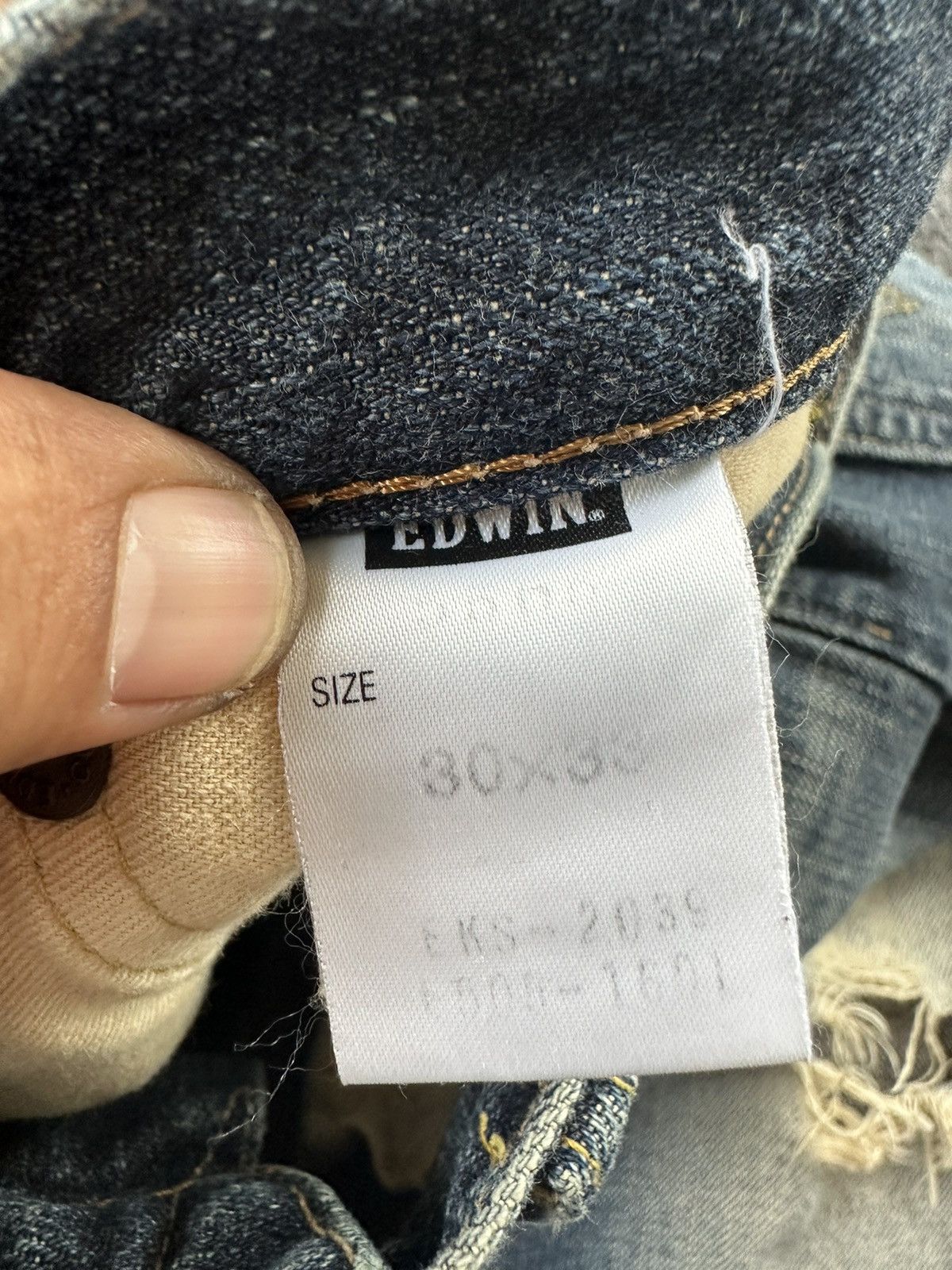 Edwin Vintage Edwin 505zx Orange Tag Selvedge Size 30 D102 Size US 30 / EU 46 - 18 Thumbnail