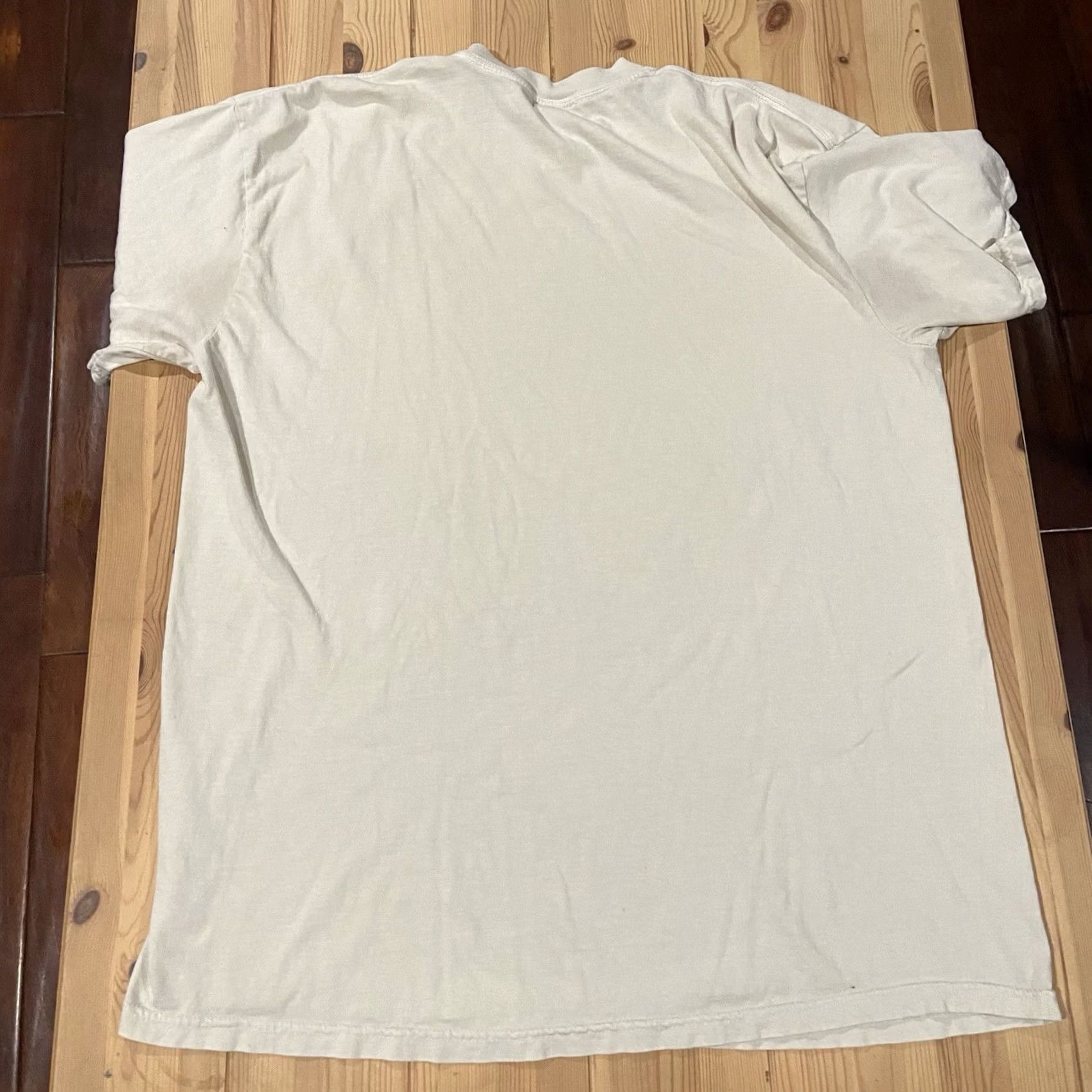 Sanders Landers Shirt Man XL Gray Crew Neck Short Sleeve Motorcycle Graphic Print Shirt You Aint A Cowboy You Aint Shirt XL Mens Size US XL / EU 56 / 4 - 2 Thumbnail