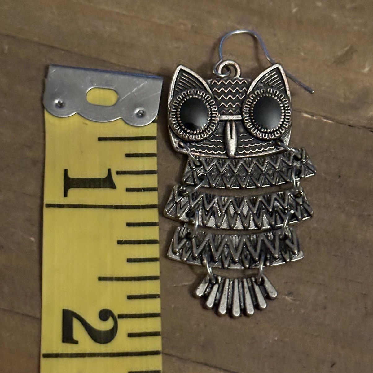 Other Articulated owl dangle earrings Size ONE SIZE - 5 Thumbnail
