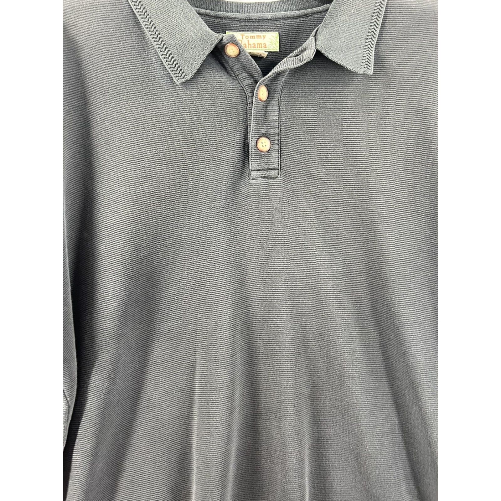 Tommy Bahama Tommy Bahama Polo Shirt Mens Large Gray Marlin Casual Short Sleeve Golf Size US L / EU 52-54 / 3 - 2 Thumbnail