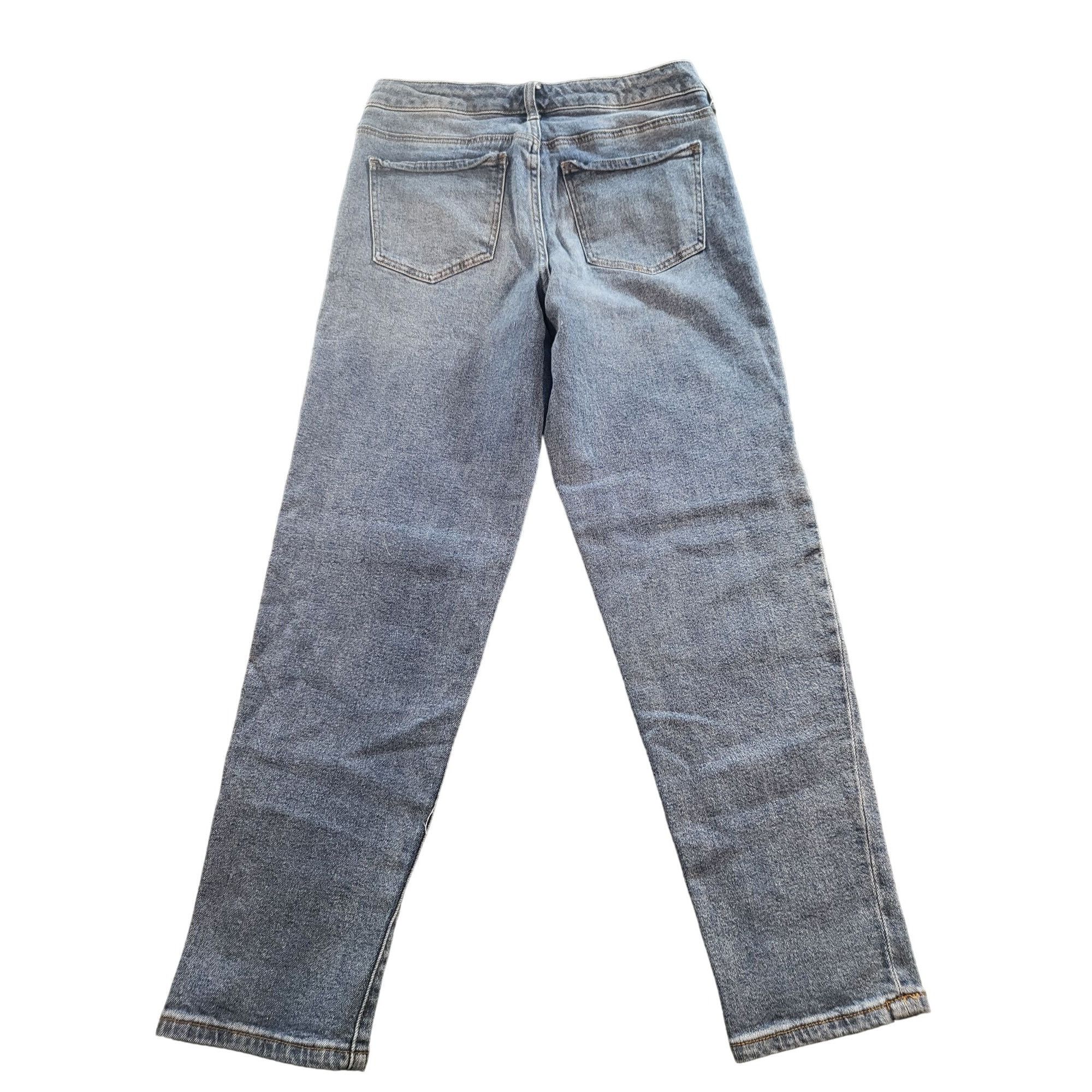 Other Wonderly Slim Boyfriend Patchwork Jeans Women Sz 6 Blue Deni Size 28" / US 6 / IT 42 - 8 Thumbnail