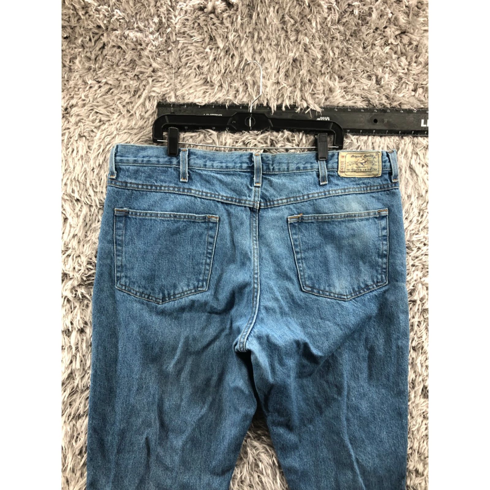 Vintage RedHead Jeans Mens 42x30 Mid Rise Straight Medium Wash Blue Size US 42 / EU 58 - 7 Thumbnail