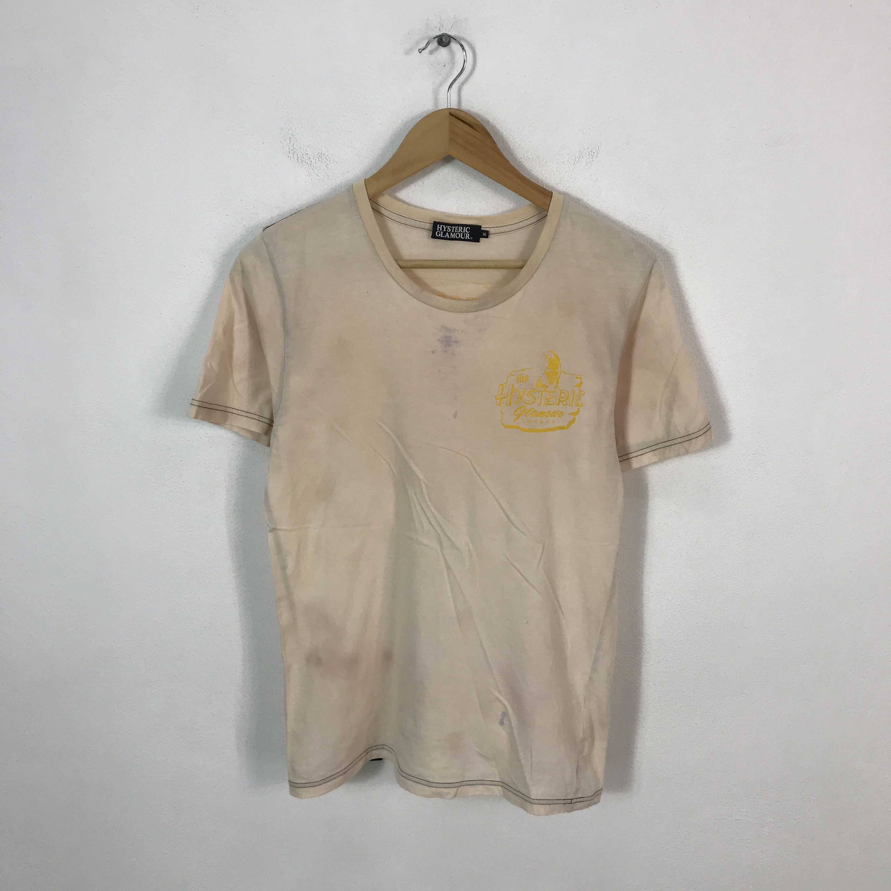 Hysteric Glamour hysteric glamour Acid wash Faded t-shirt Size US M / EU 48-50 / 2 - 1 Thumbnail
