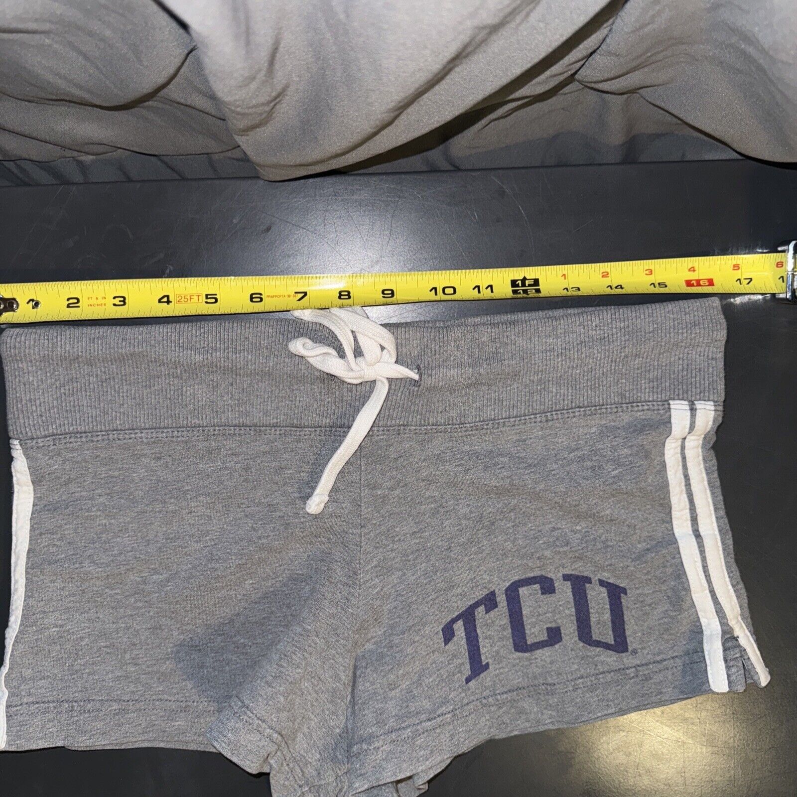 Other REDSHIRT Varsity Short Sz M Gray Drawstring TCU 2” Size 28" / US 6 / IT 42 - 8 Thumbnail