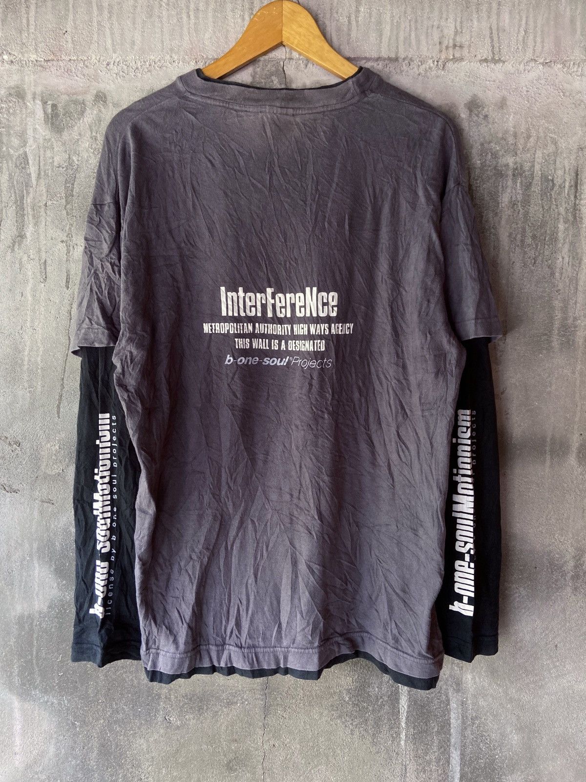 Japanese Brand DOUBLE LAYER SUBLIMINAL SELF EXPRESSION LONG SLEEVE Size US L / EU 52-54 / 3 - 2 Thumbnail
