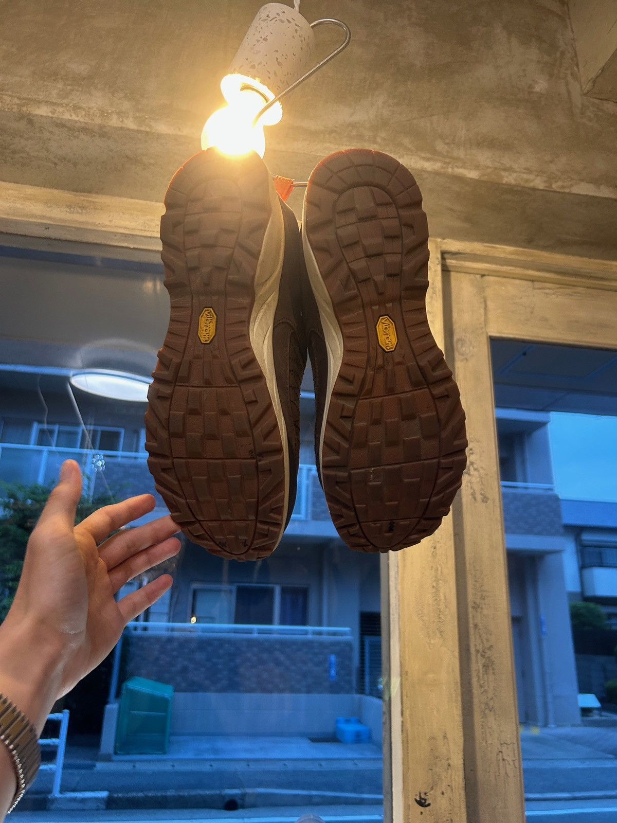 Vintage L.L.Bean Tech Slip-On Hiking Shoes w/ Vibram Sole Size US 10.5 / EU 43-44 - 4 Thumbnail