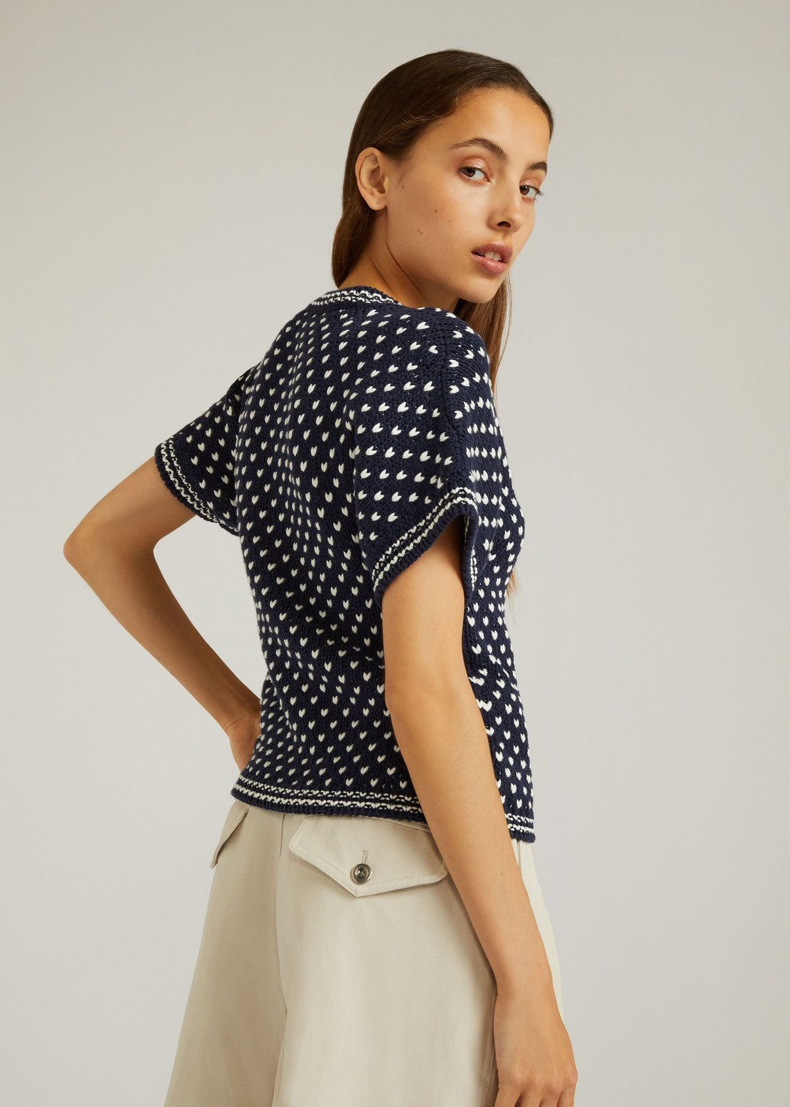 Loro Piana o1srvl11e0424 Sweater in Black & White Size S / US 4 / IT 40 - 6 Thumbnail