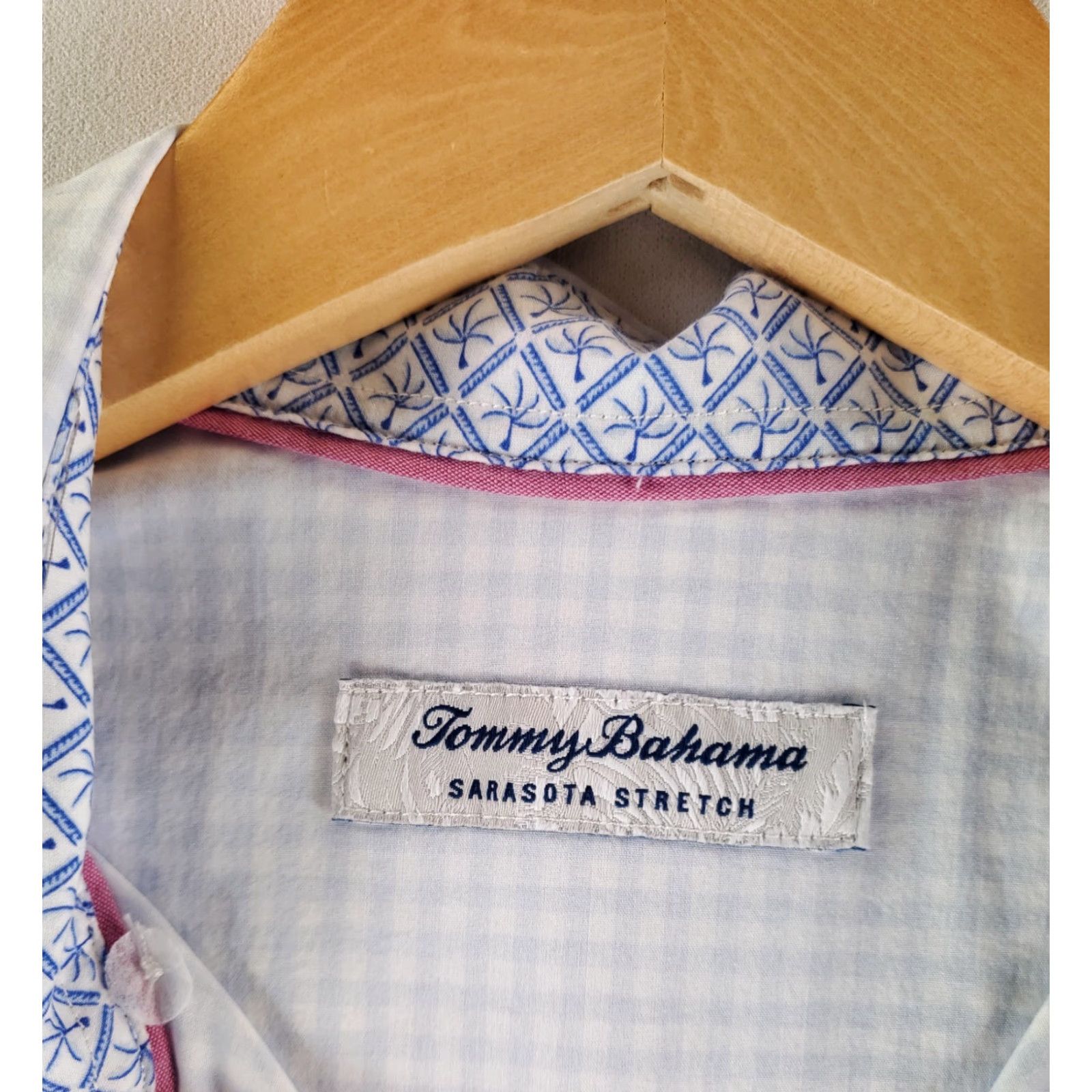 Tommy Bahama Tommy Bahama Sarasota Stretch Horizontal IL Button Down Shirt Mens S Multicolor Long Sleeve Button-Up Size US S / EU 44-46 / 1 - 2 Thumbnail