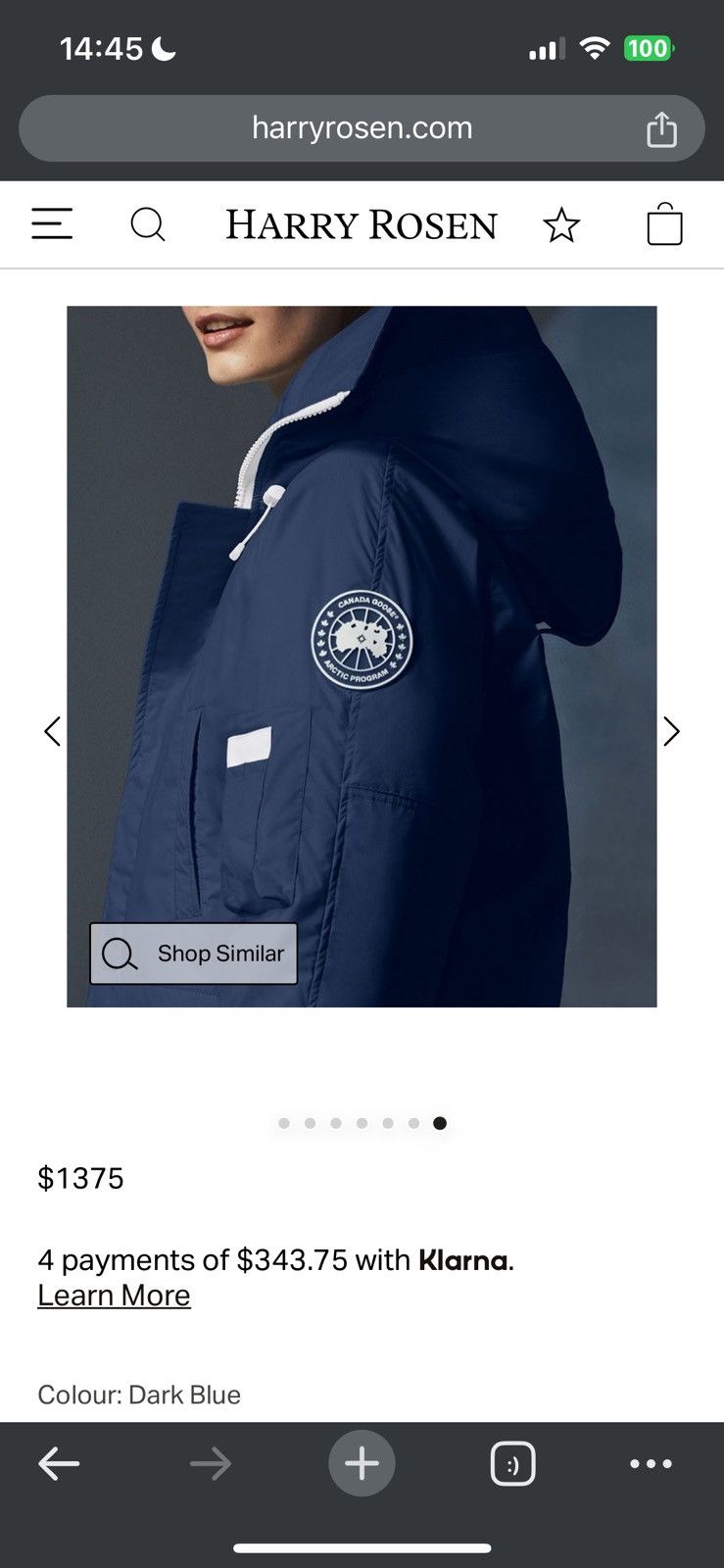 Canada Goose Chilliwack Bomber Glacial Haze