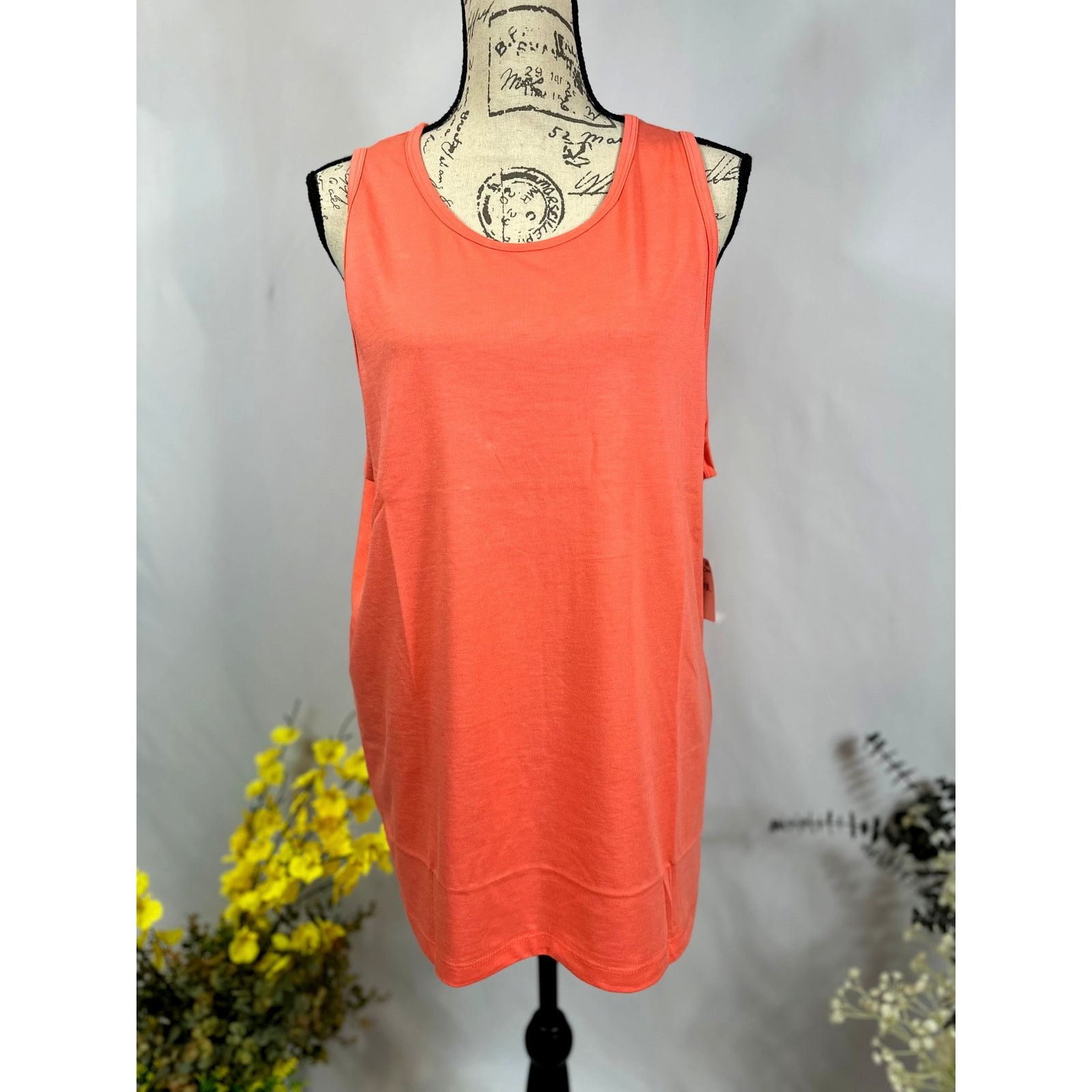 Other Abound Nordstrom Long Drop Arm Hole Tank Coral Fusion M Size M / US 6-8 / IT 42-44 - 2 Thumbnail