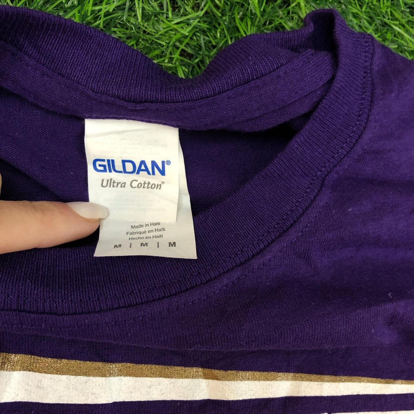 Gildan Purple ‘I Am A Valkyrie’ Graphic Tee Size US M / EU 48-50 / 2 - 4 Thumbnail