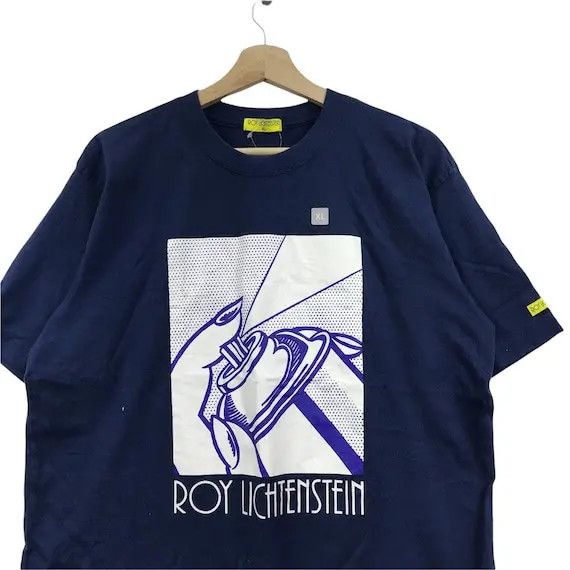 Uniqlo Vtg ROY LICHTENSTEIN GRAFFITI Pop Art Tee Shirt Strip Comic Size US L / EU 52-54 / 3 - 2 Thumbnail