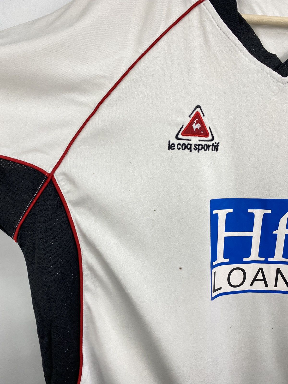 Le Coq Sportif 🏴󠁧󠁢󠁥󠁮󠁧󠁿 Vintage Sheffield United Le Coq Sportif Soccer Jersey Rare Size US XL / EU 56 / 4 - 8 Thumbnail