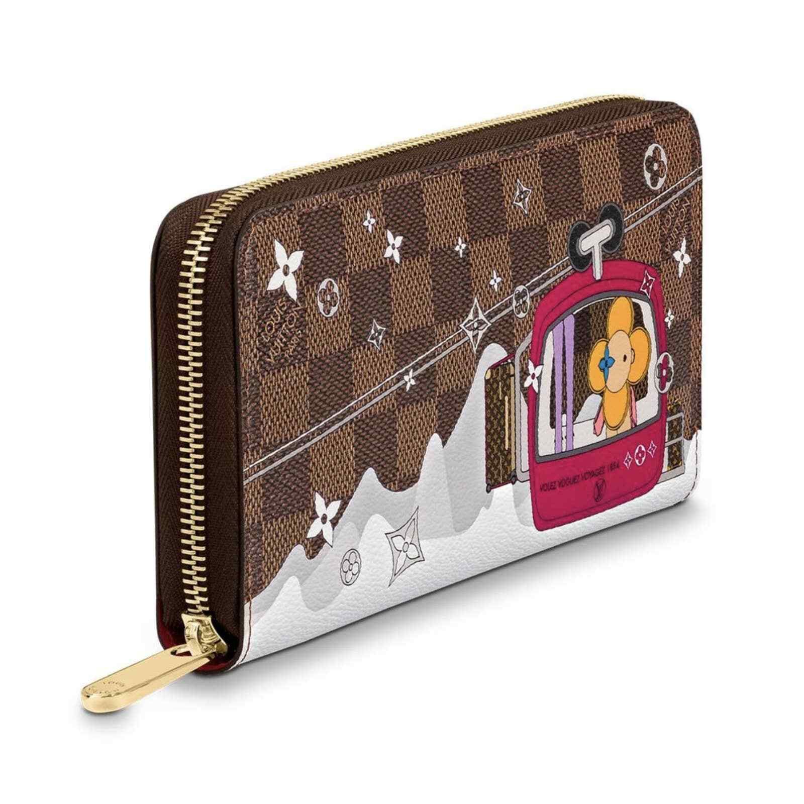 Louis Vuitton Louis Vuitton Brown Damier Ebene Zippy Coin Purse Wallet Size ONE SIZE - 4 Thumbnail
