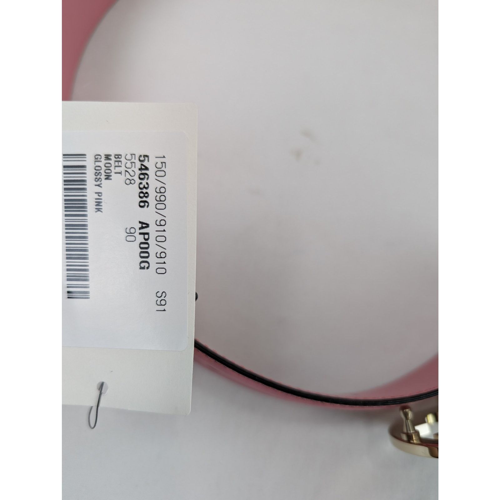 Gucci o1rshd1 Size: 90cm / Moon Belt in Glossy Pink Size ONE SIZE - 19 Thumbnail