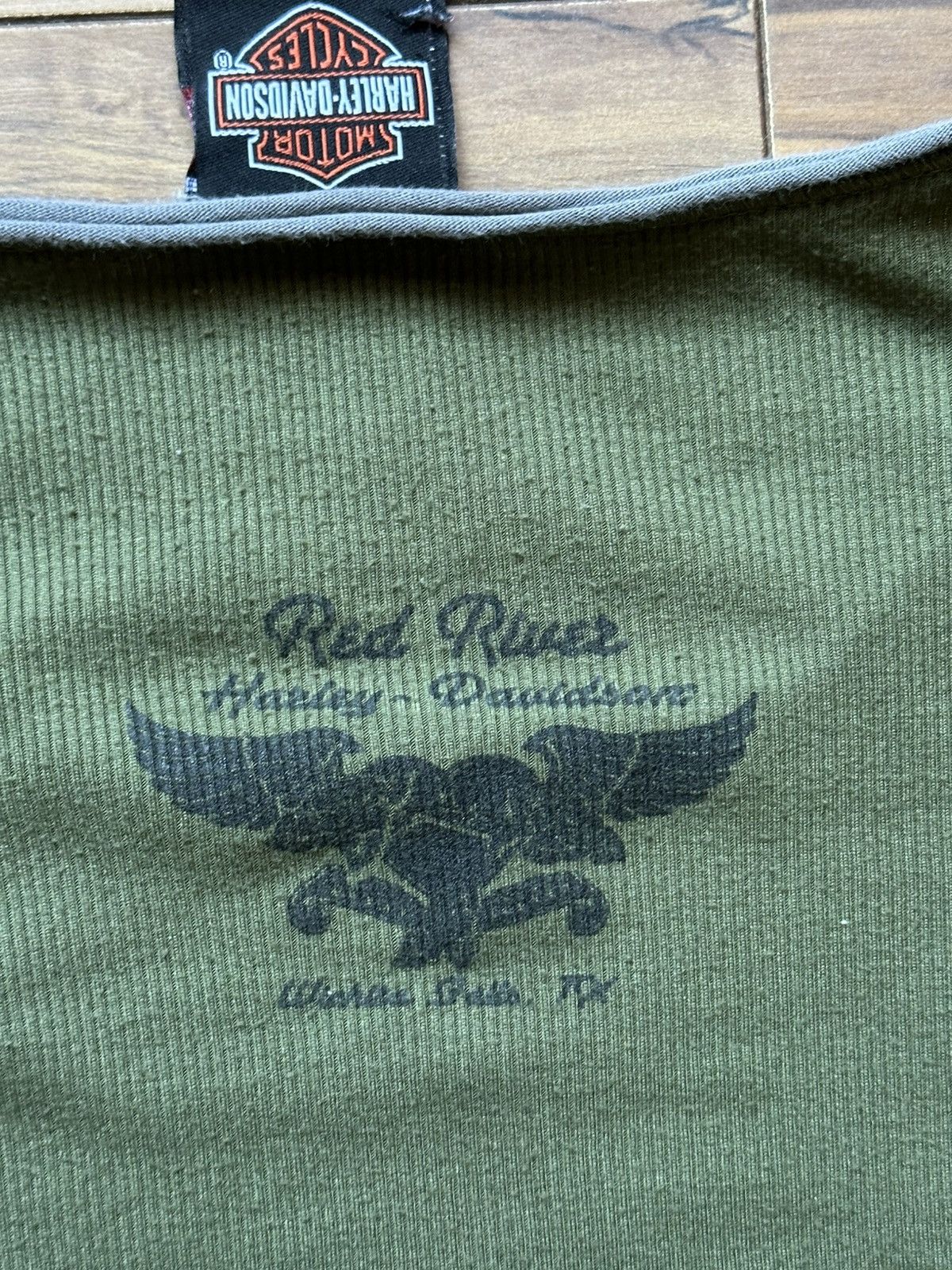 Harley Davidson 2009 Harley-Davidson American Classic Army Long Sleeve Size L / US 10 / IT 46 - 8 Thumbnail