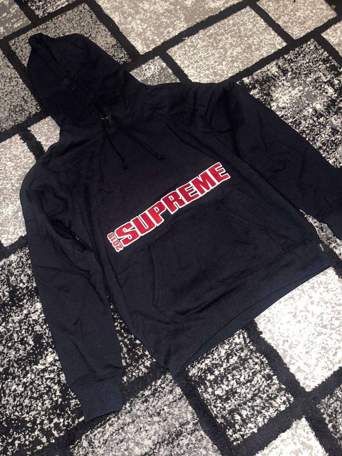 Supreme Supreme Blockbuster Hooded Sweatshirt S Black | Grailed