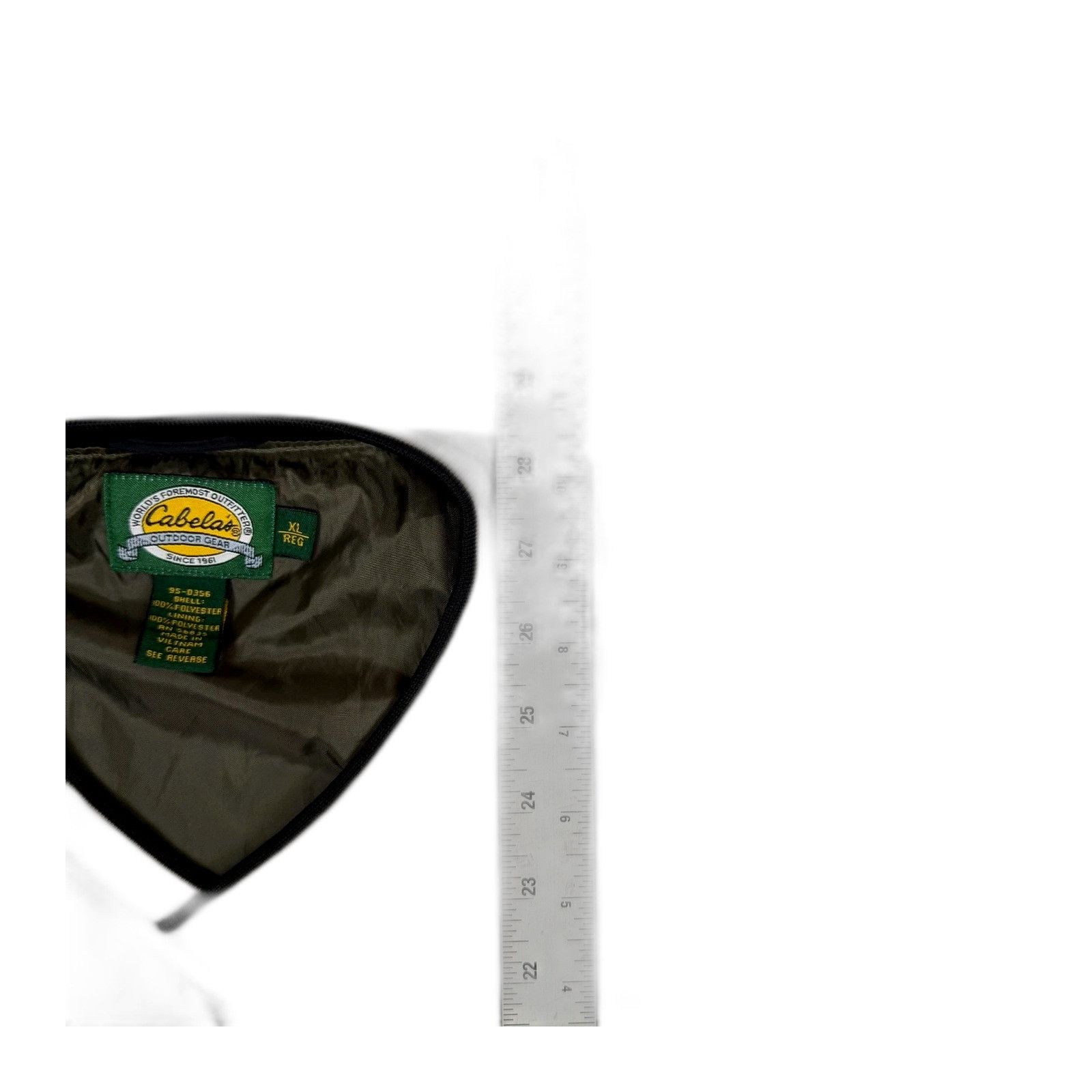 Vintage Cabelas V-Neck Windshirt Pullover Jacket Golf Fishing Gorpco Size US XL / EU 56 / 4 - 2 Thumbnail