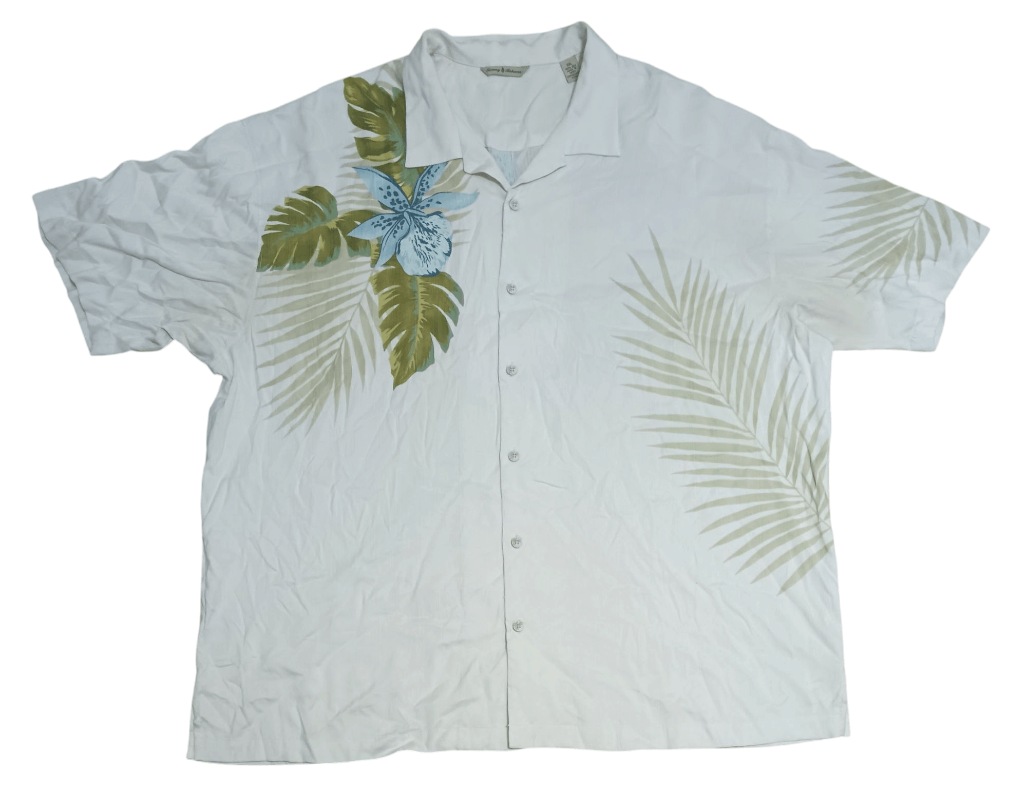 Tommy Bahama TOMMY BAHAMA FLORAL SILK SHIRT Size US XXL / EU 58 / 5 - 1 Thumbnail