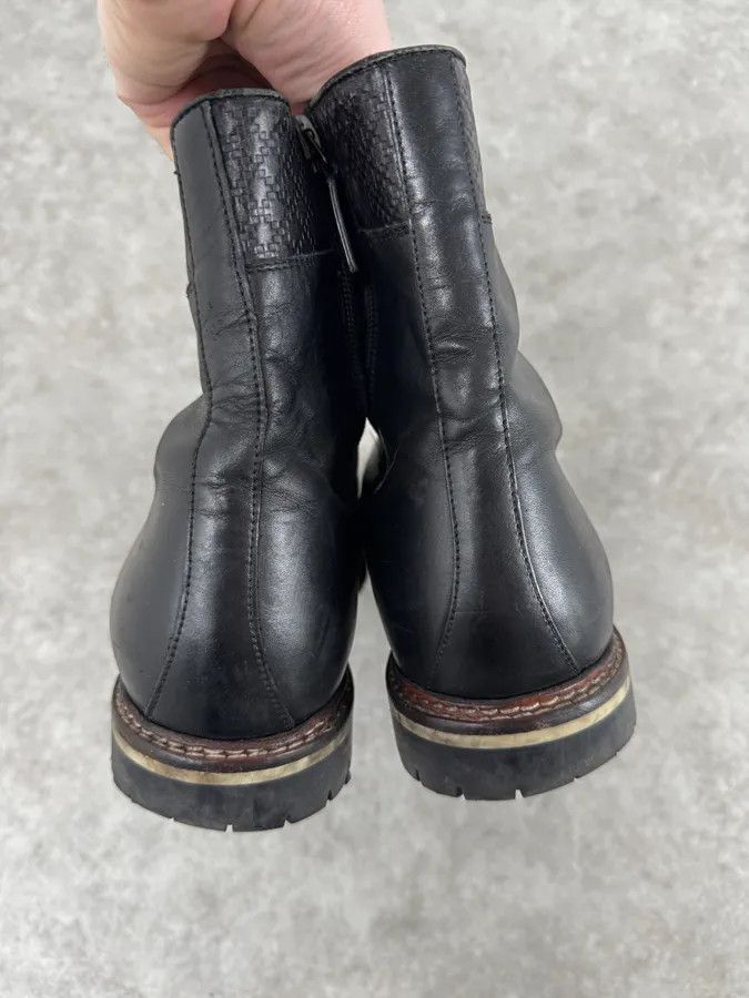 Gucci 2000s Gucci Black Ankle Leather Boots Size US 9 / EU 42 - 6 Thumbnail